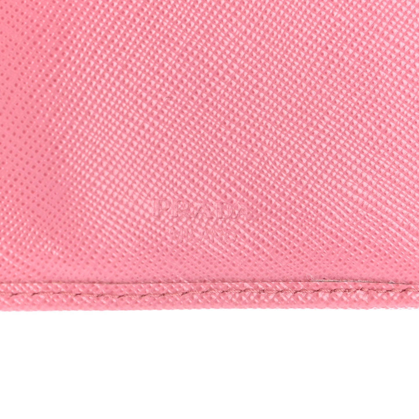 Saffiano Metal Compact Snap Bi-Fold Wallet Petalo