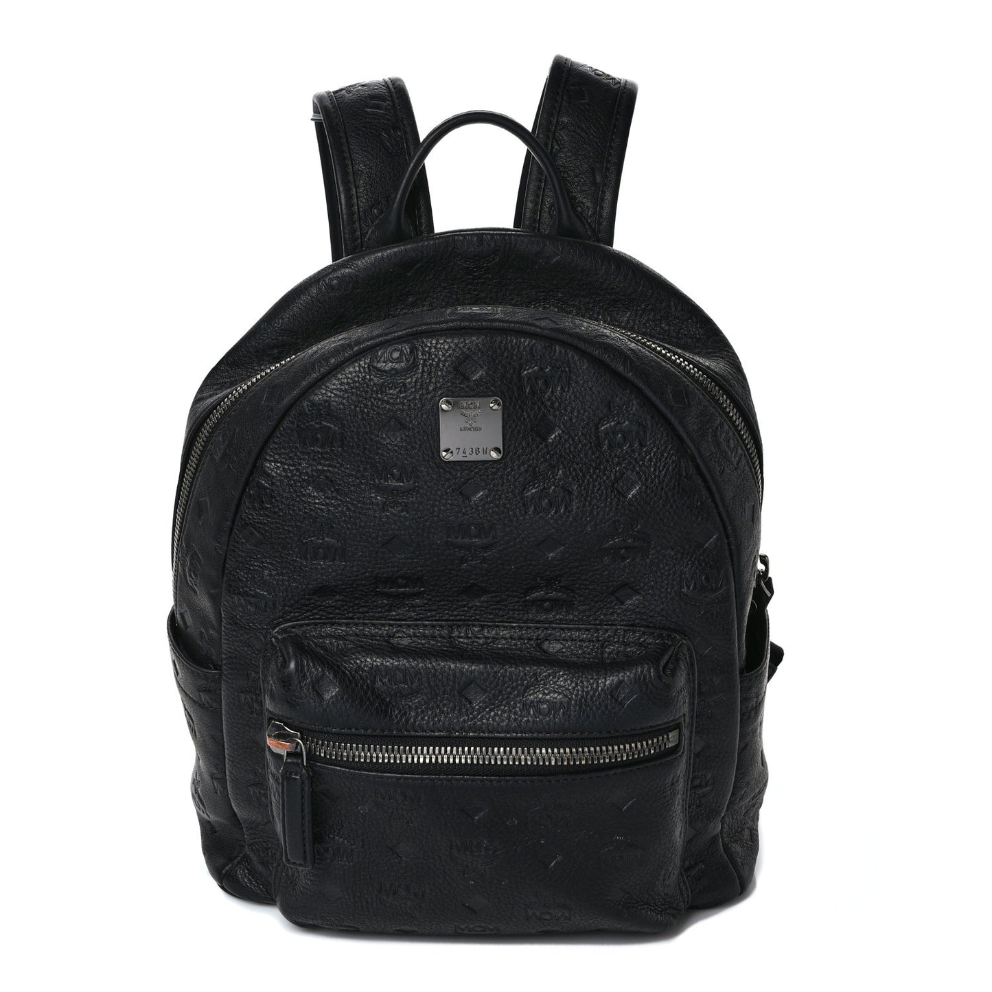 Calfskin Ottomar Small Stark Backpack Black