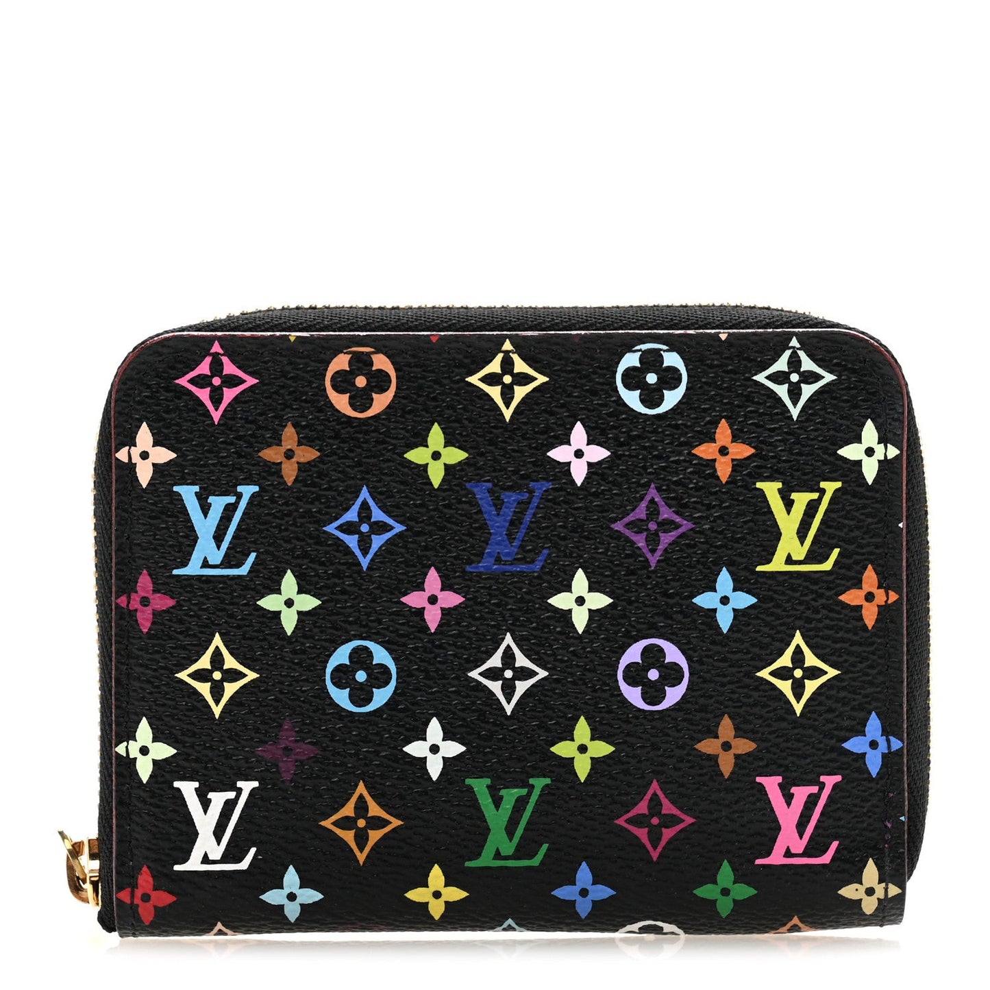 Monogram Multicolor Zippy Coin Purse Black Grenade