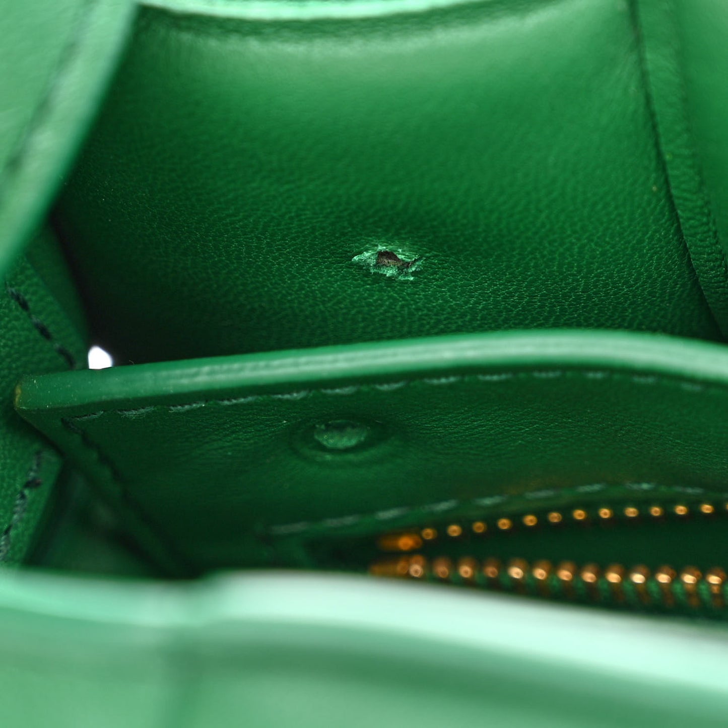 Nappa Maxi Intreccio Padded Cassette Crossbody Bag Racing Green