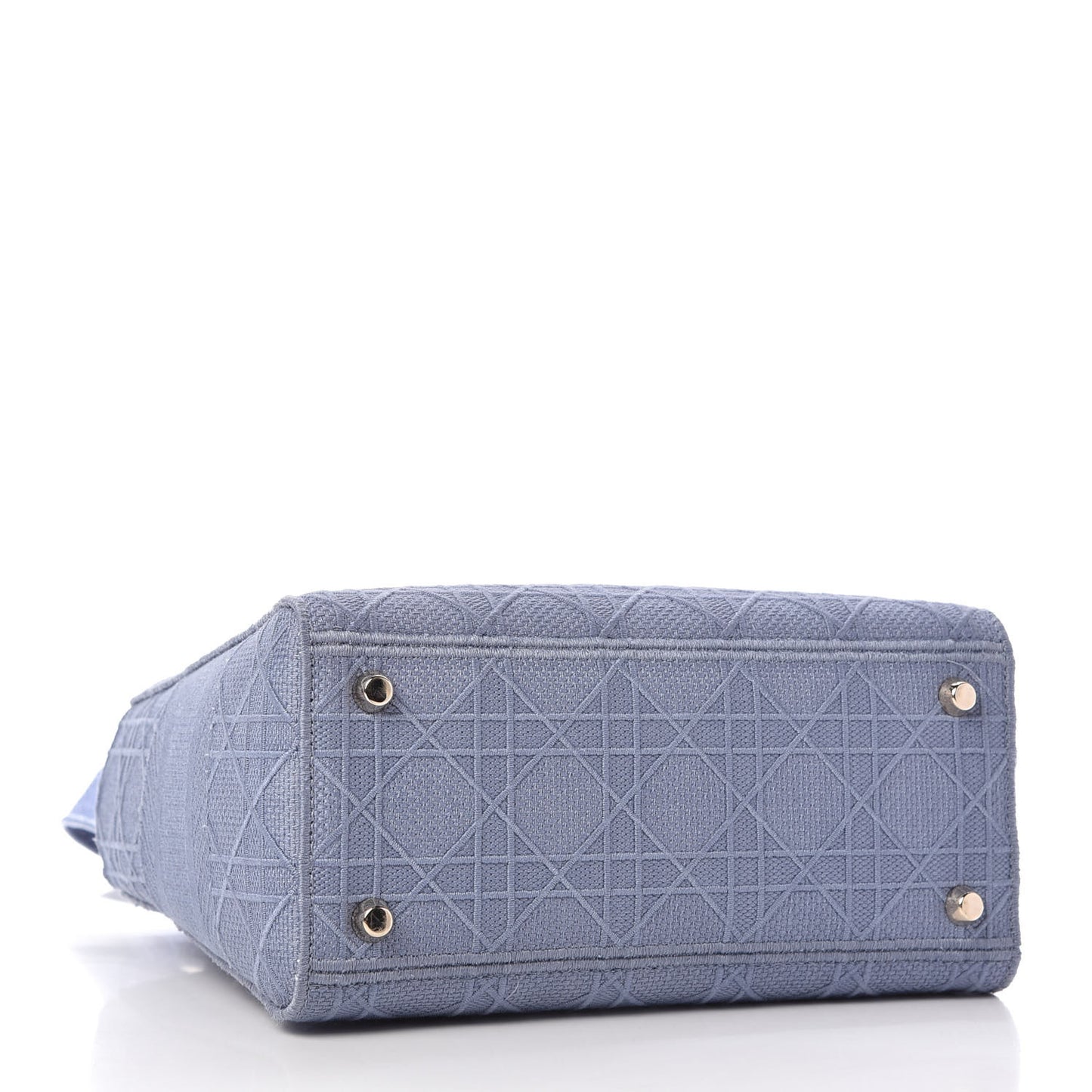 Canvas Embroidered Cannage Medium Lady D-Lite Blue