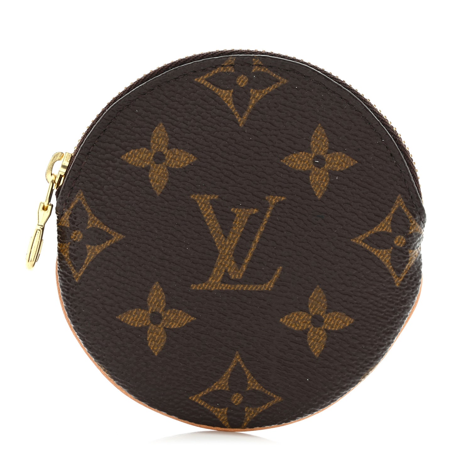 Monogram Round Coin Purse