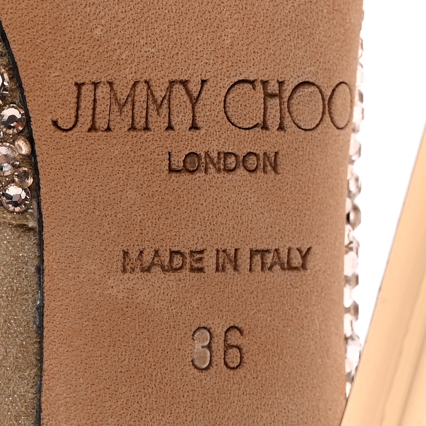 Crystal Shimmer Suede 100 Pumps 36 Gold