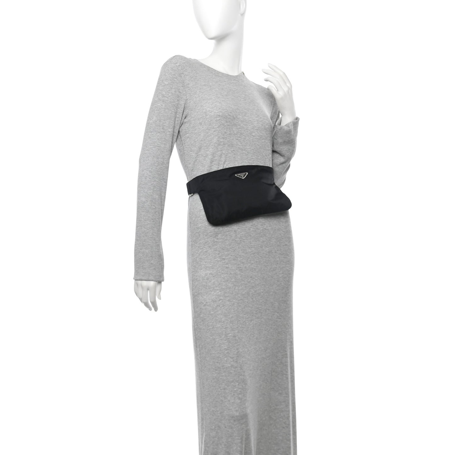 Tessuto Nylon Montagna Belt Bag Black