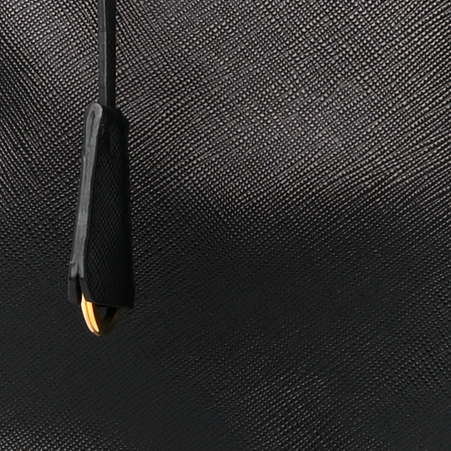 Saffiano Medium Galleria Double Zip Tote Black