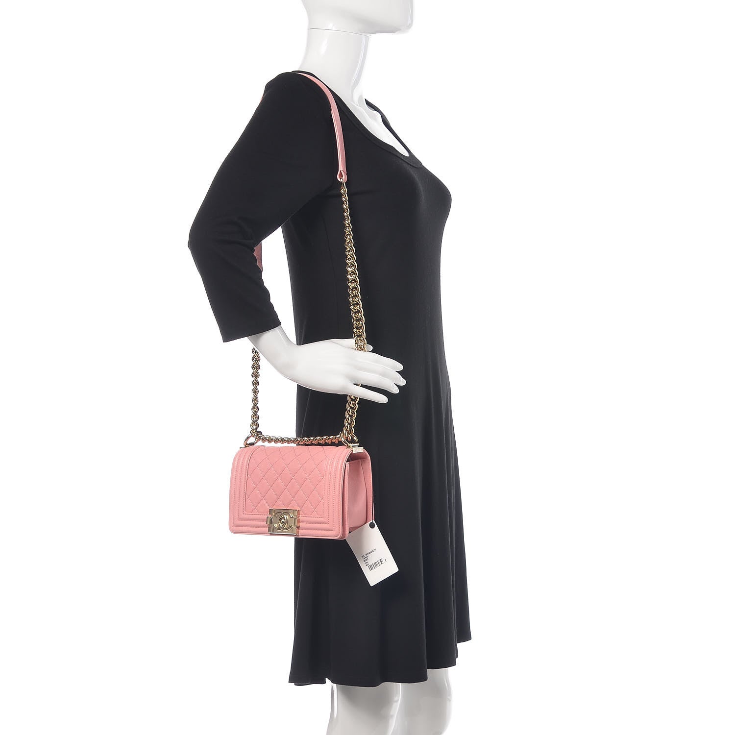 Chanel Caviar Quilted Small Boy Flap Pink 3 of 25