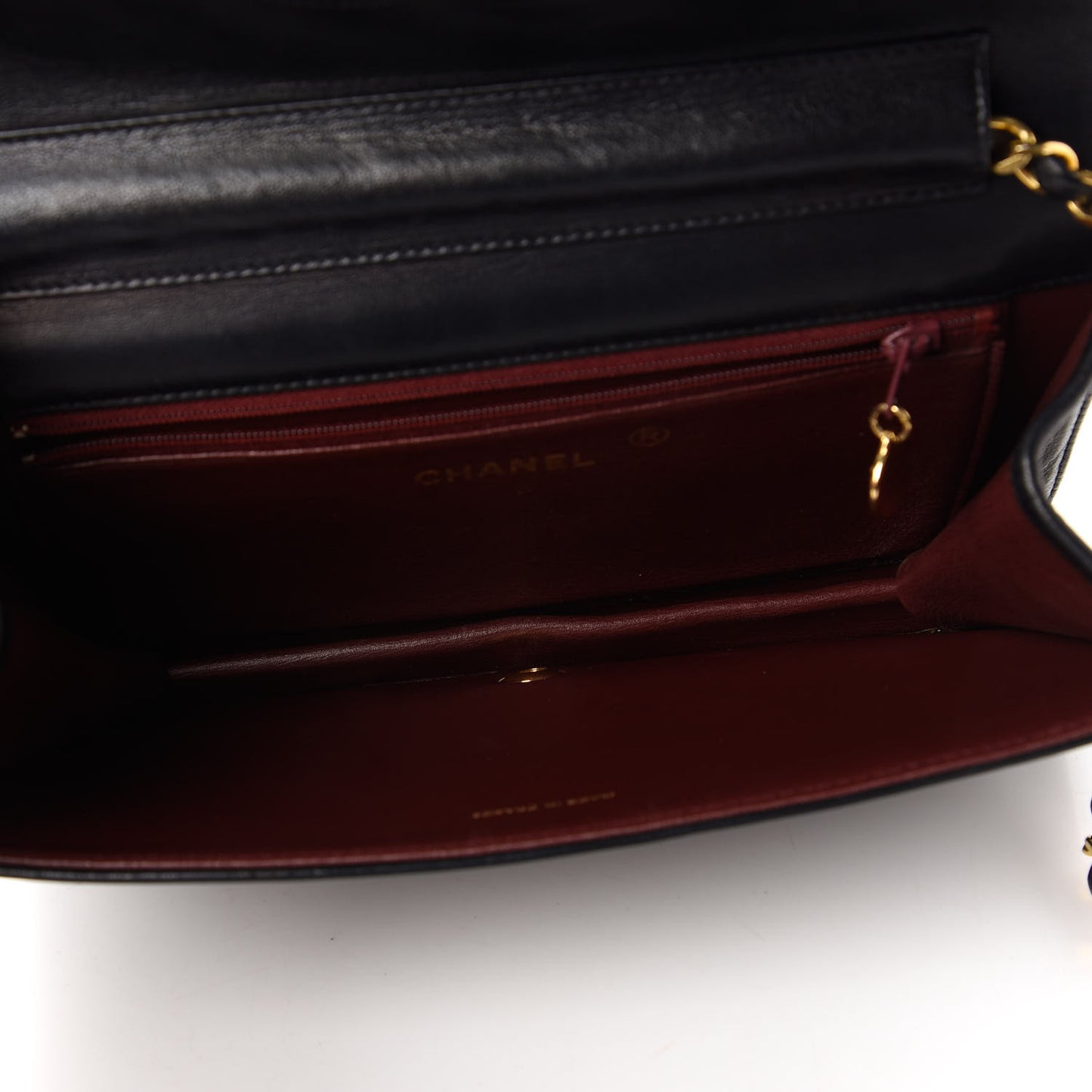 Lambskin Quilted Small Single Flap Bag Black