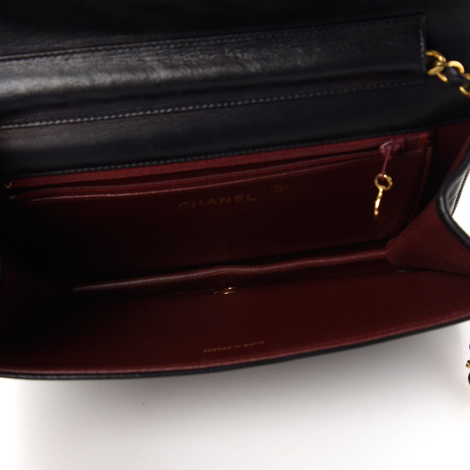 Chanel Lambskin Quilted Small Single Flap Bag Black 5 of 10