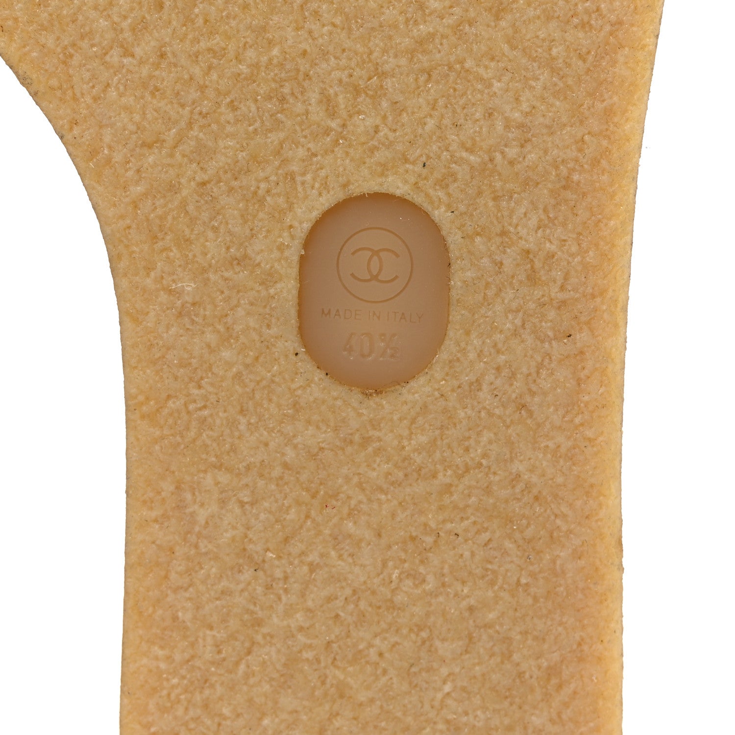 Chanel Suede Calfskin Lace Up Wedge Booties 40.5 Beige 7 of 10