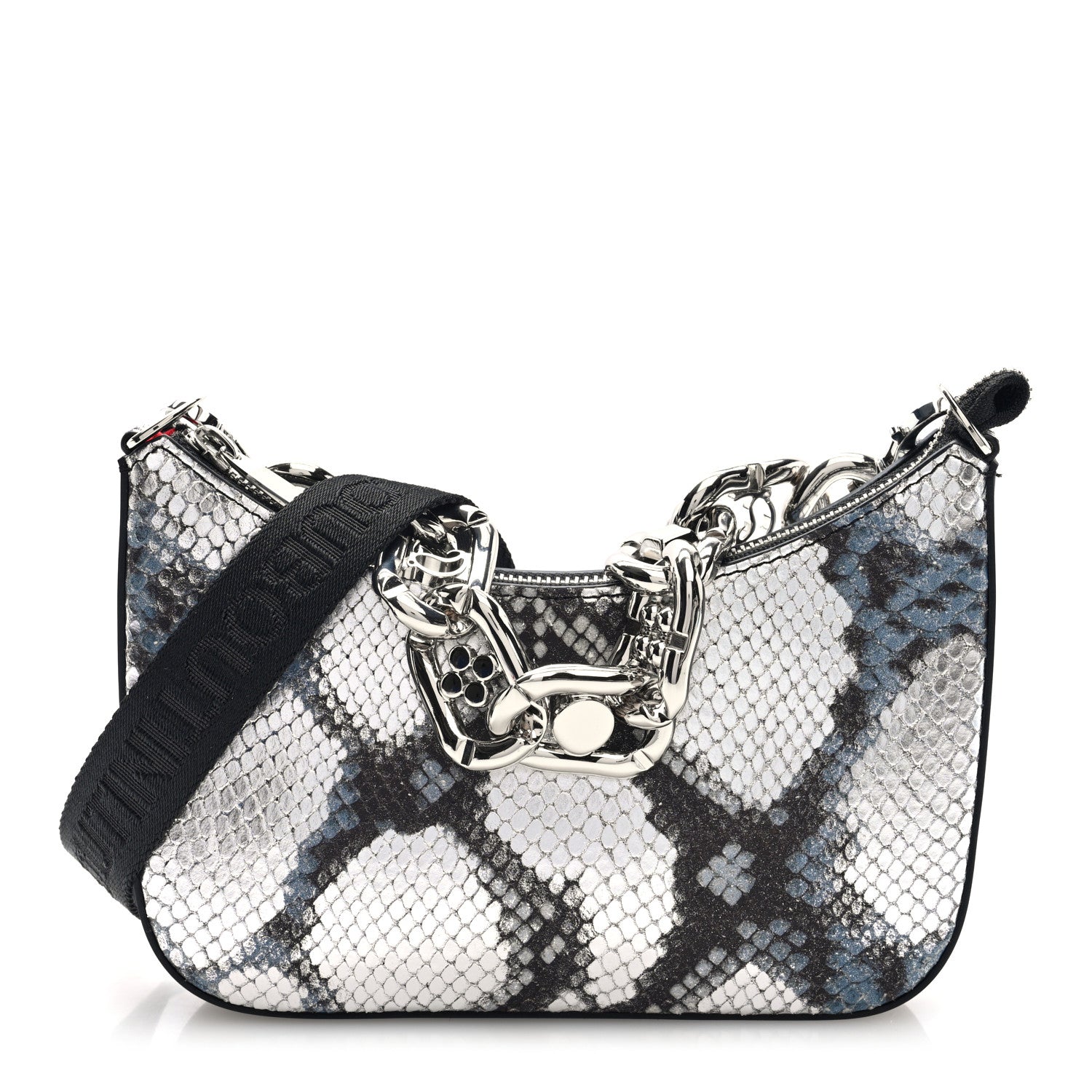 Christian Louboutin Calfskin Amazonia Loubila Mini Chain Shoulder