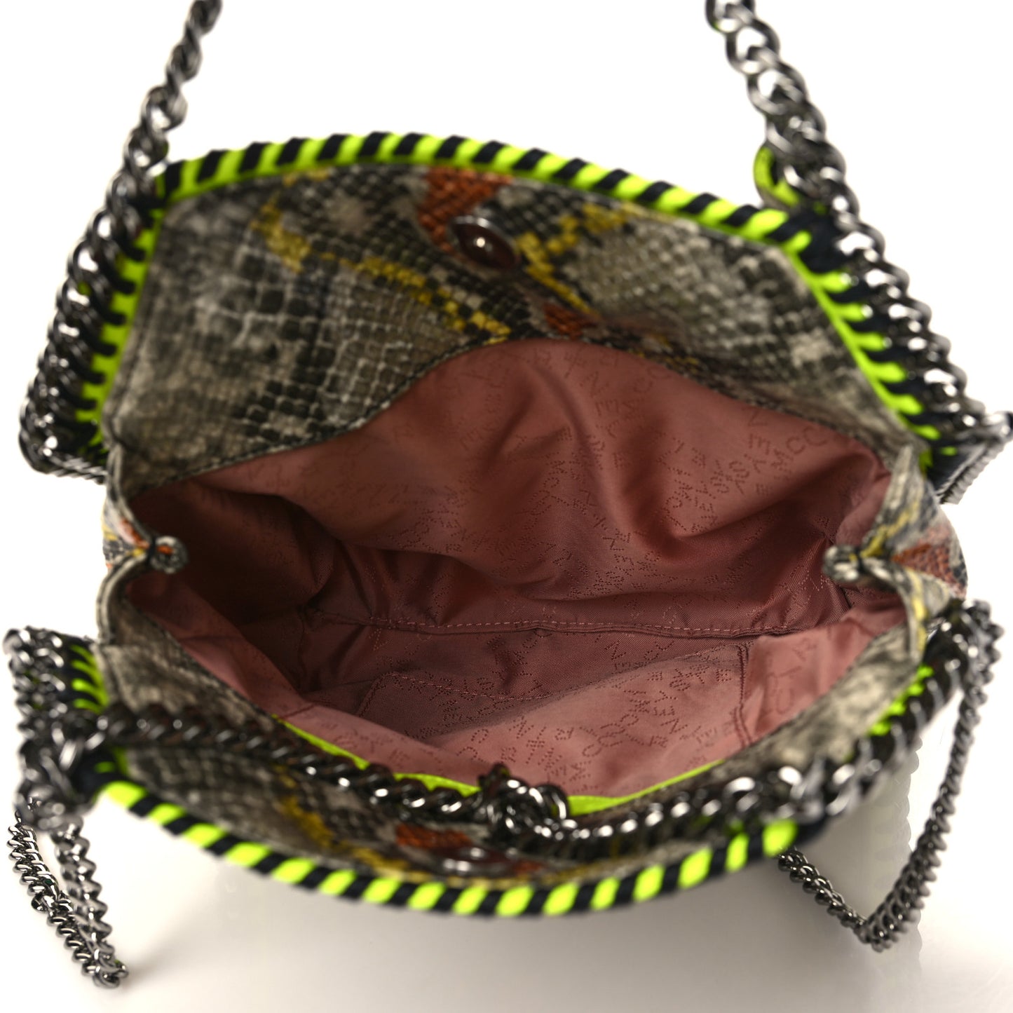 Eco Python Mini Falabella Tote Banana