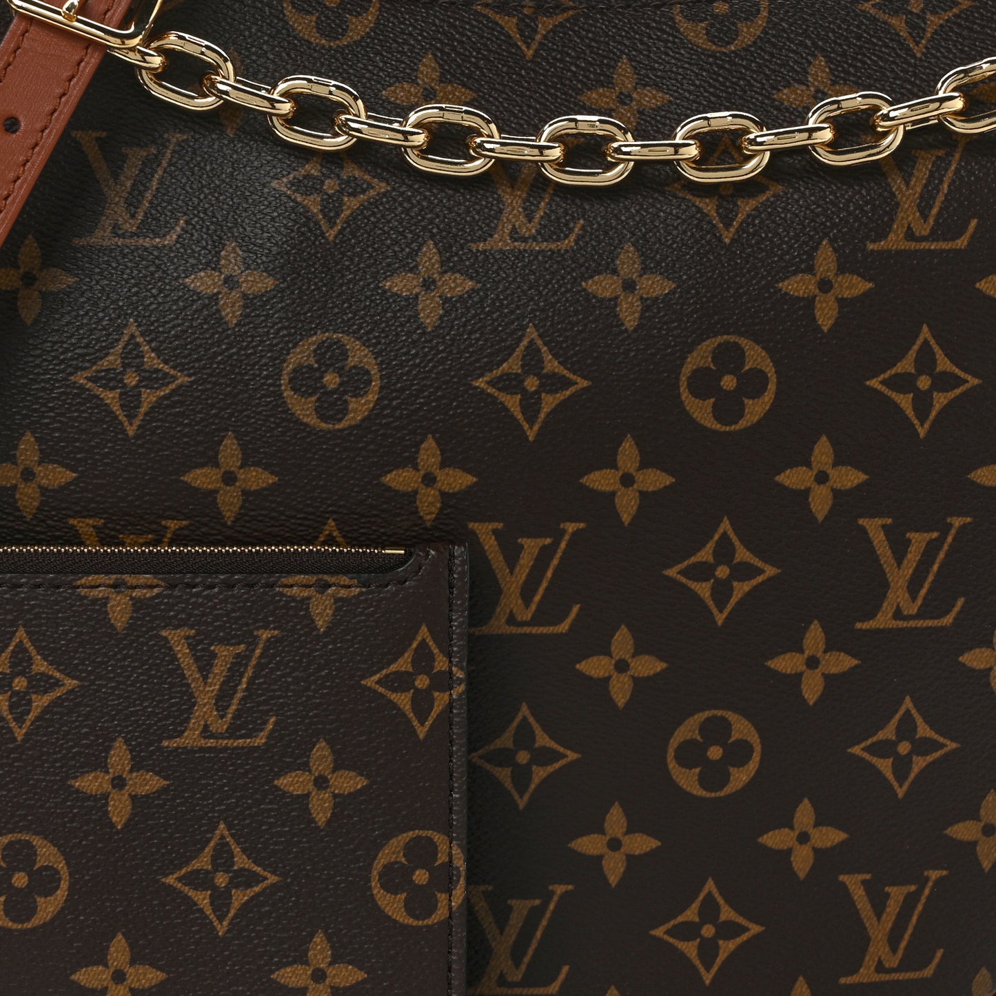 Reverse Monogram Loop Hobo