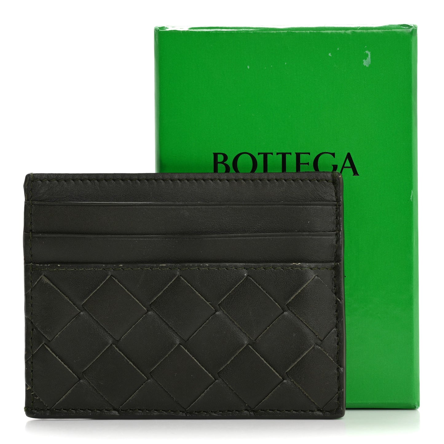 Nappa Intrecciato Card Holder Bottle