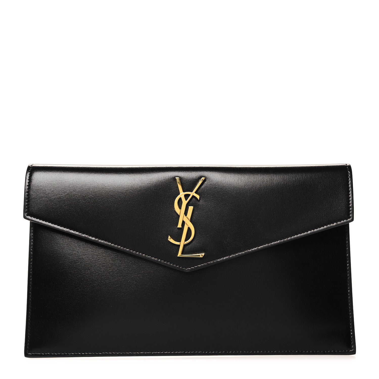 Saint Laurent Grain De Poudre Uptown Pouch Black 1 of 12
