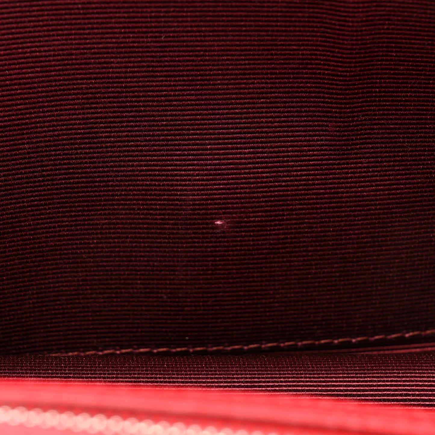Grained Calfskin Medium Diorama Flap Bag Red