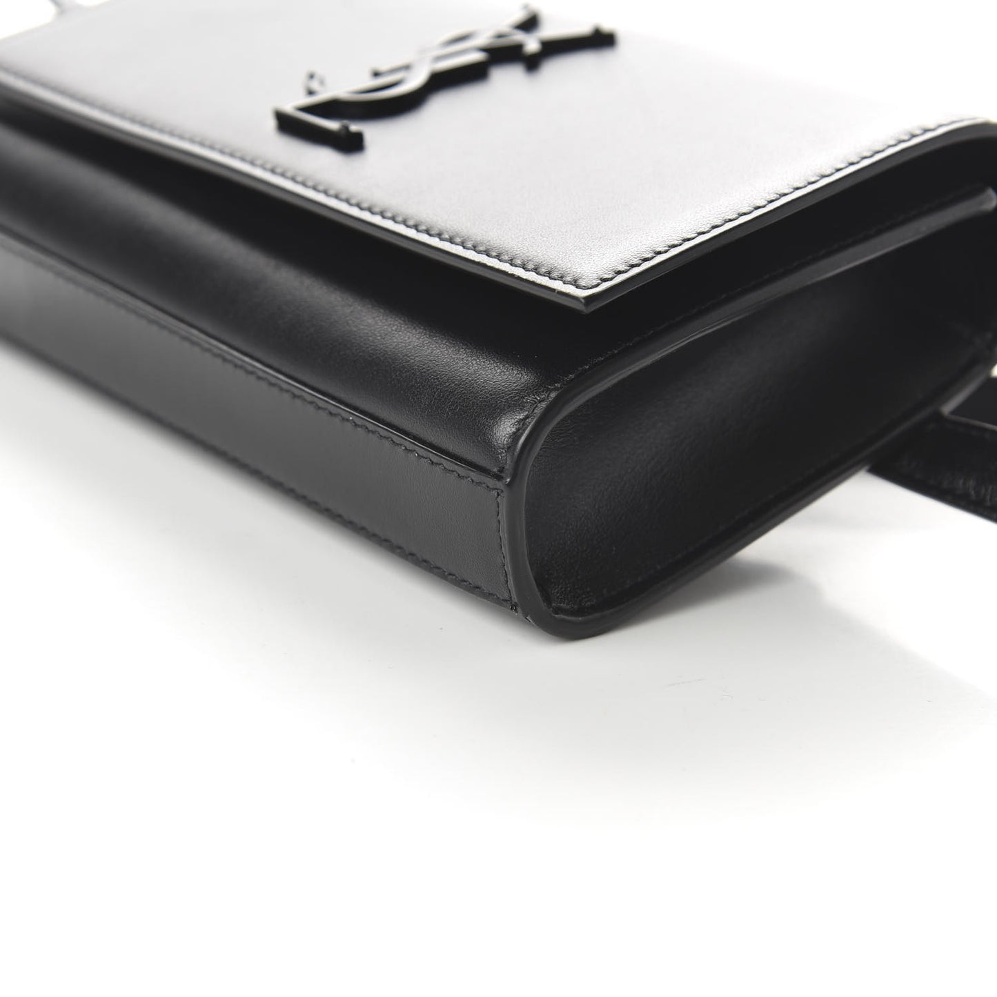 Smooth Calfskin Monogram Kate Belt Bag Black