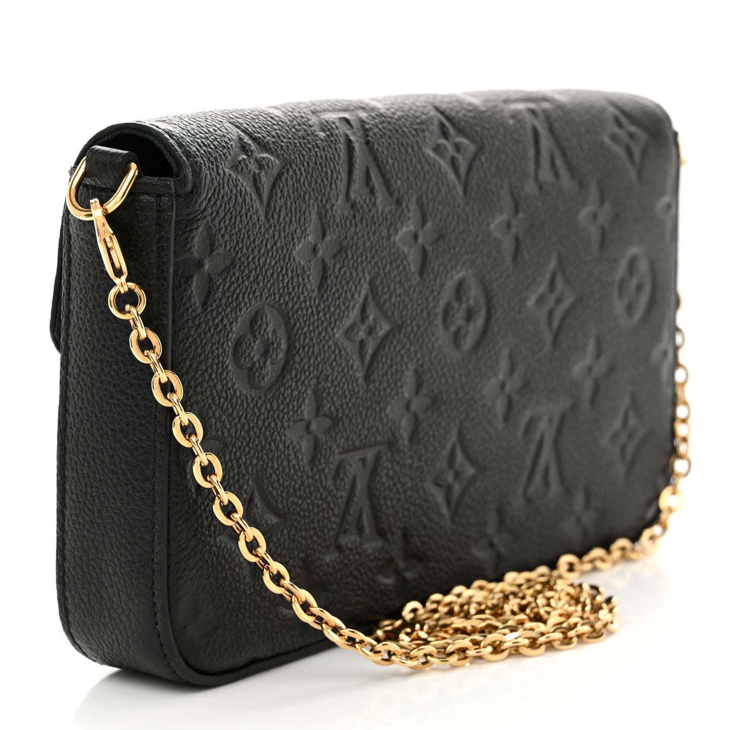 Empreinte Pochette Felicie Chain Wallet Black