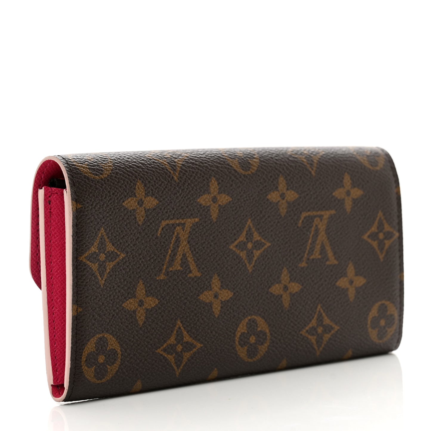Monogram Bloom Flower Emilie Wallet Fuchsia