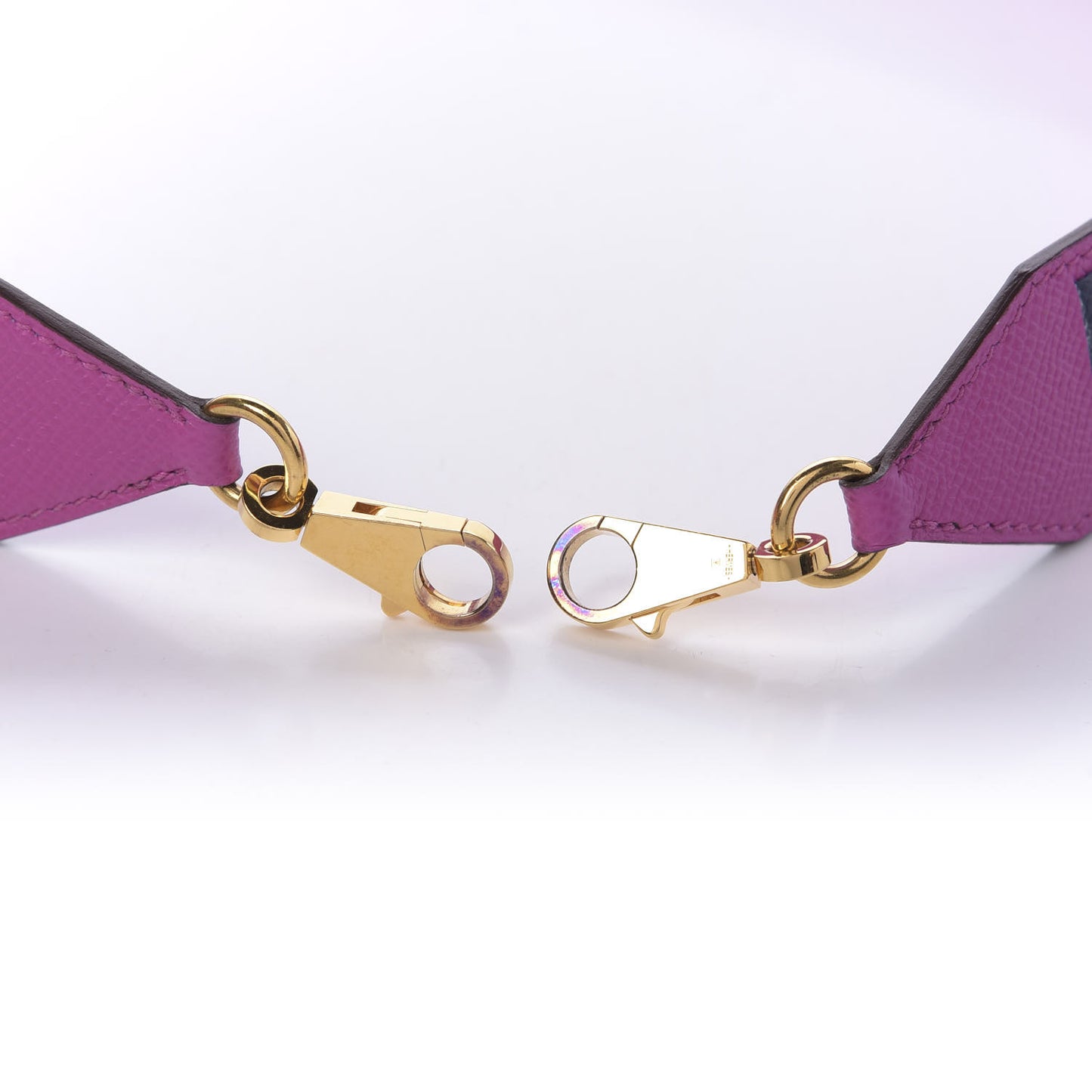 Epsom 40mm Tressage Shoulder Strap Magnolia Bleu Saphir Craie