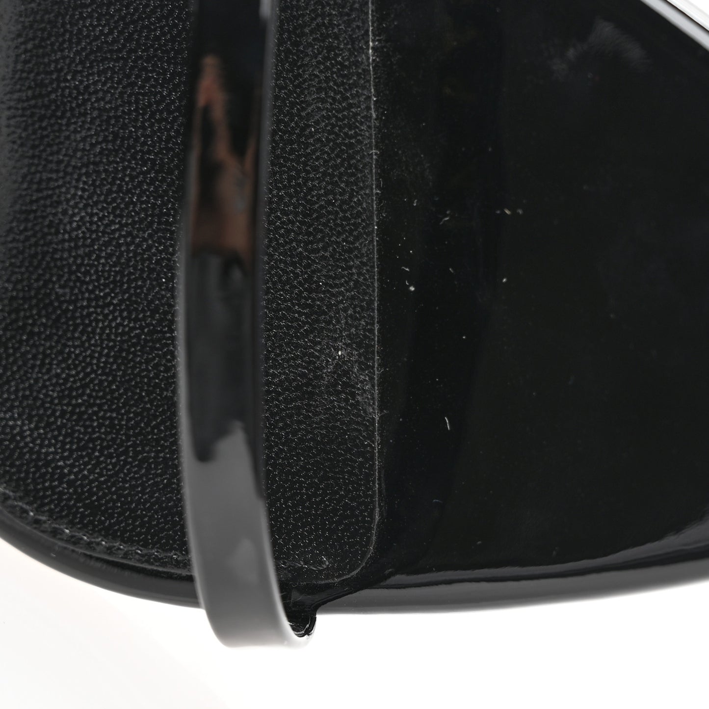 Patent Calfskin Opyum 85 Sandals 41 Black