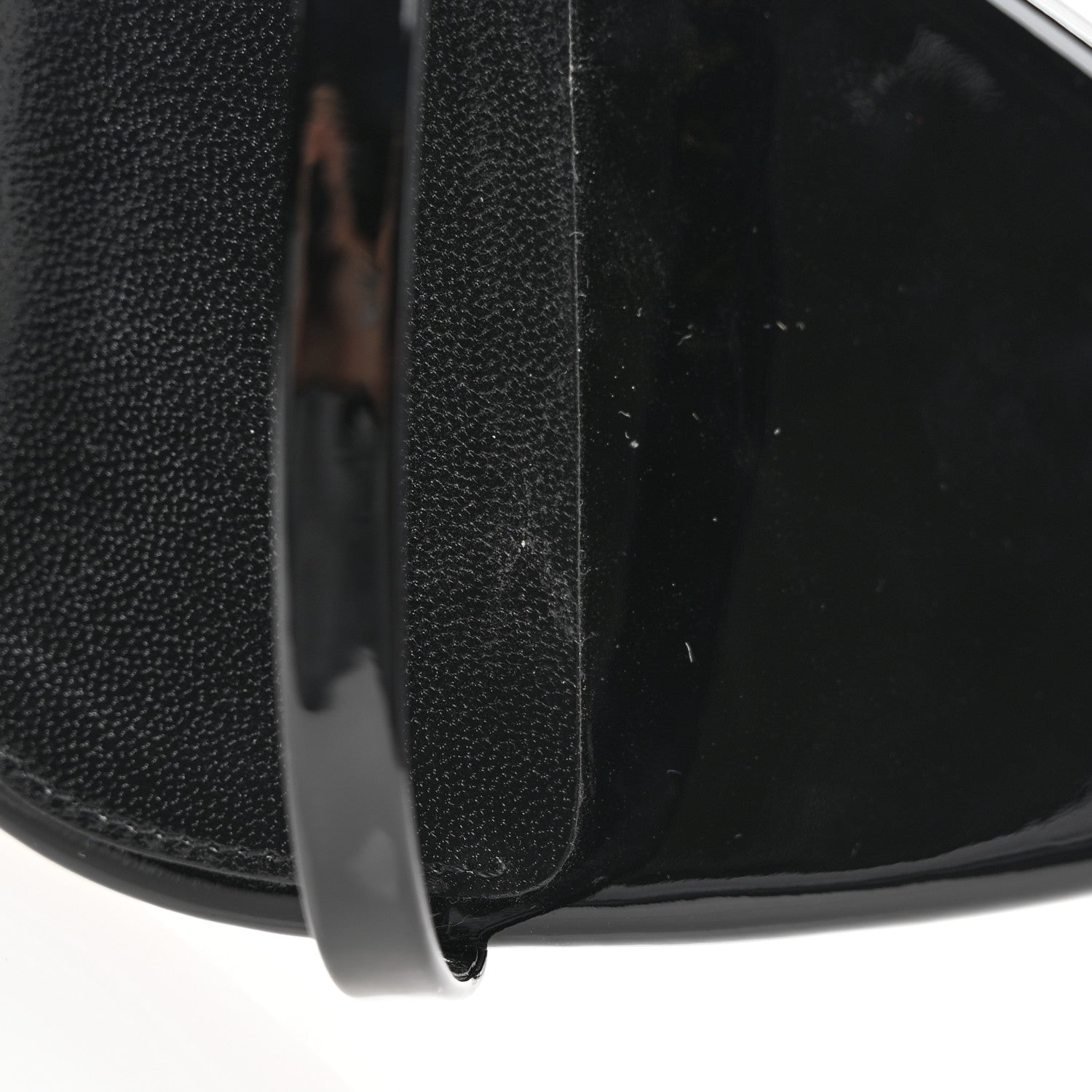 Saint Laurent Patent Calfskin Opyum 85 Sandals 41 Black 10 of 11