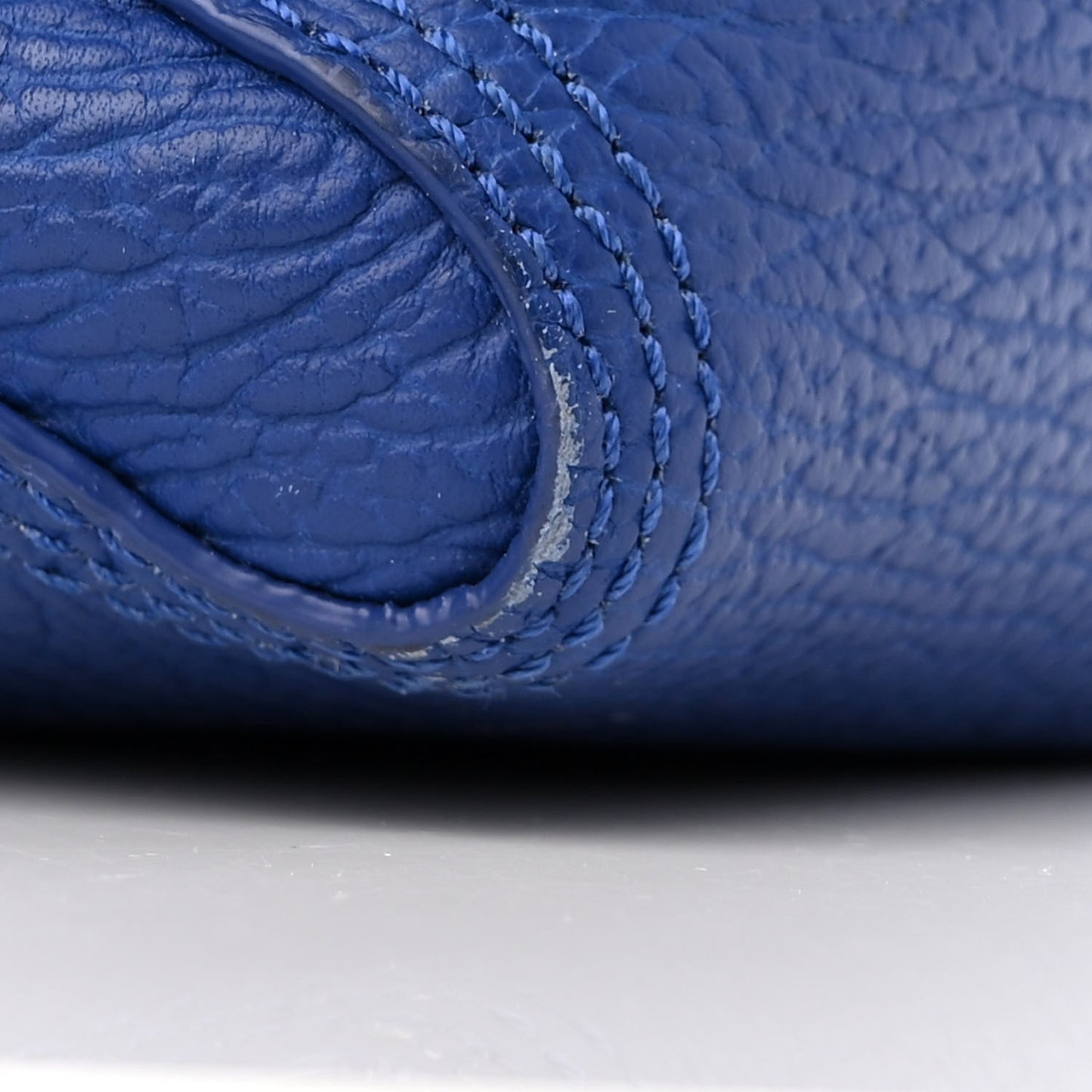 Textured Calfskin Medium Pashli Satchel Cobalt