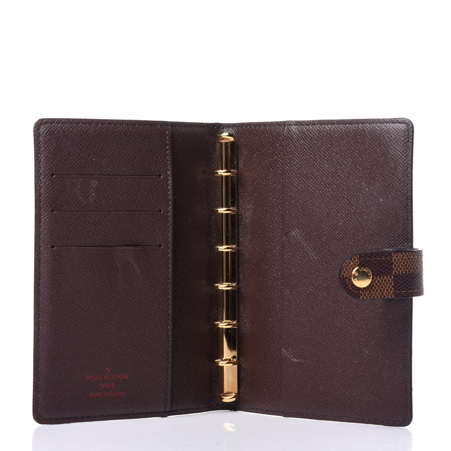 Damier Ebene Small Ring Agenda Cover