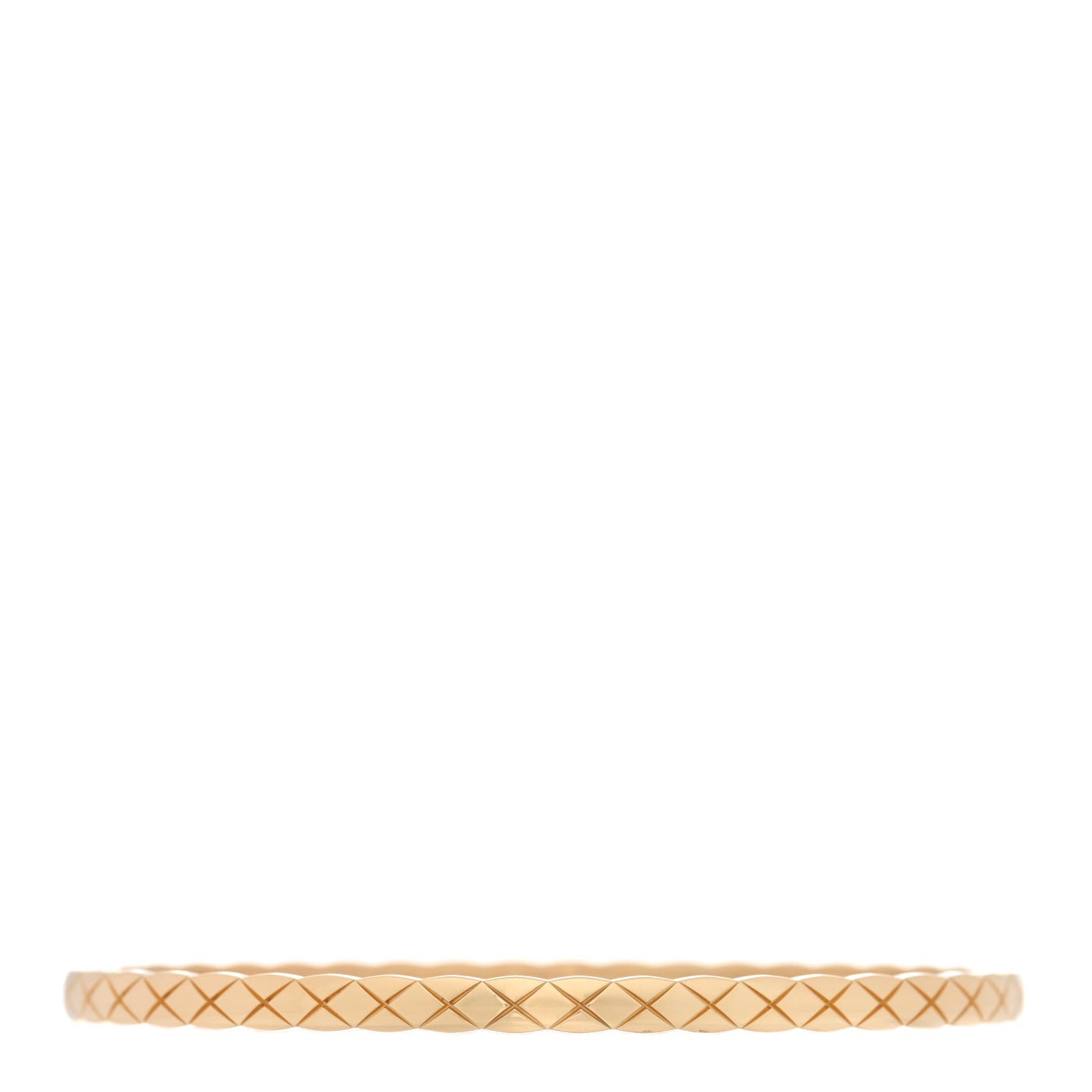 18K Yellow Gold Mini Coco Crush Bangle Bracelet L