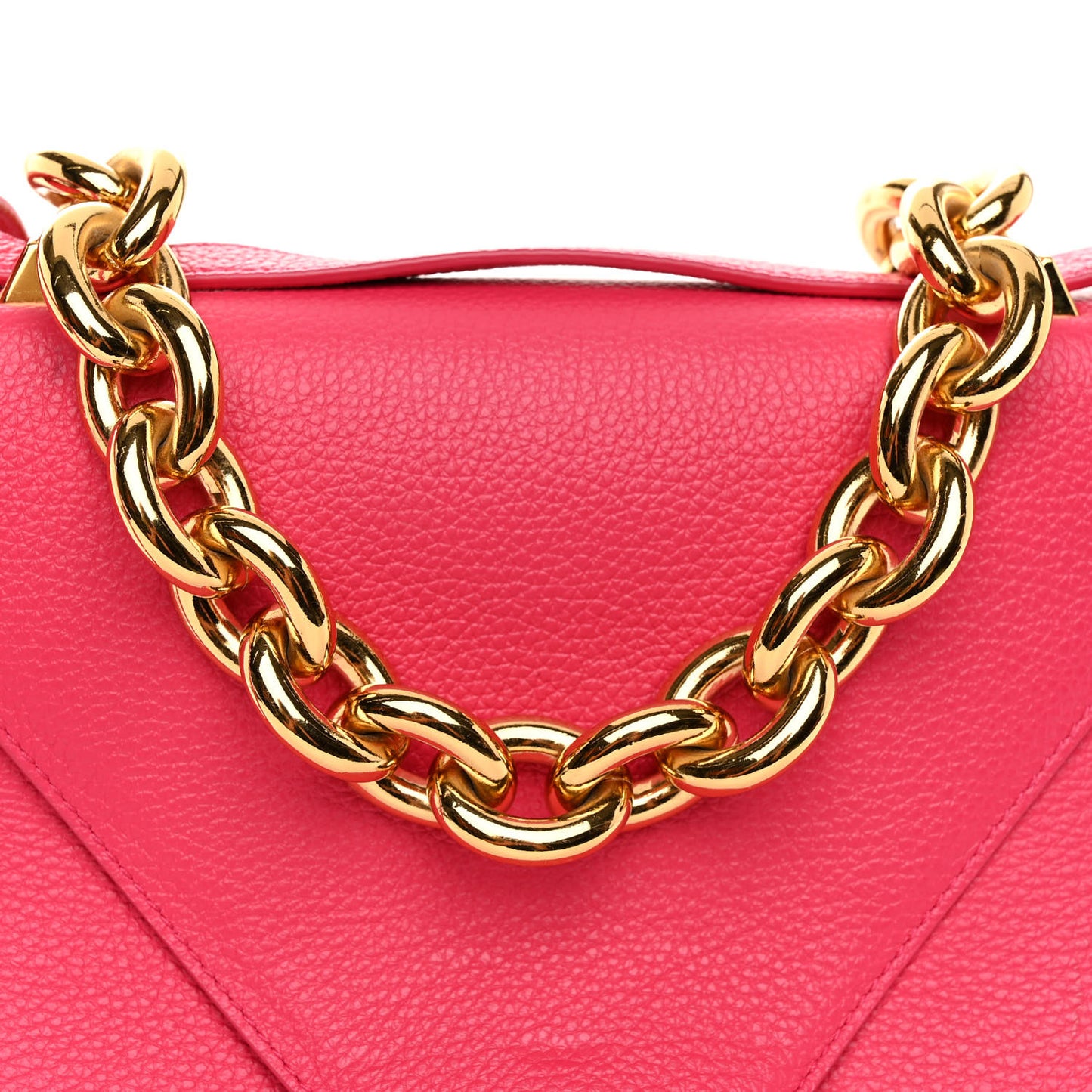 BOTTEGA VENETA Calfskin Mount Envelope Bag Pink