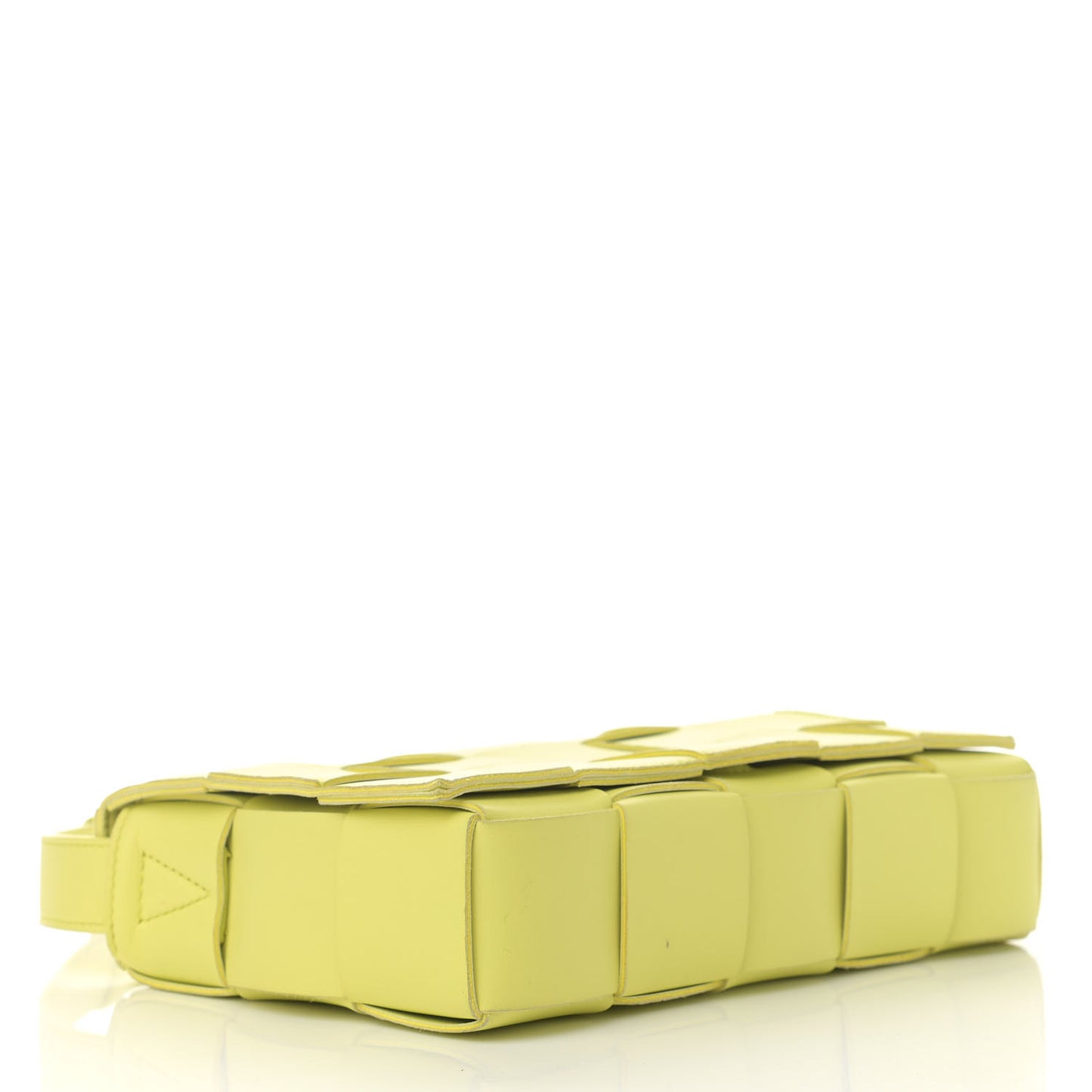 Nappa Maxi Intreccio Cassette Bag Seagrass