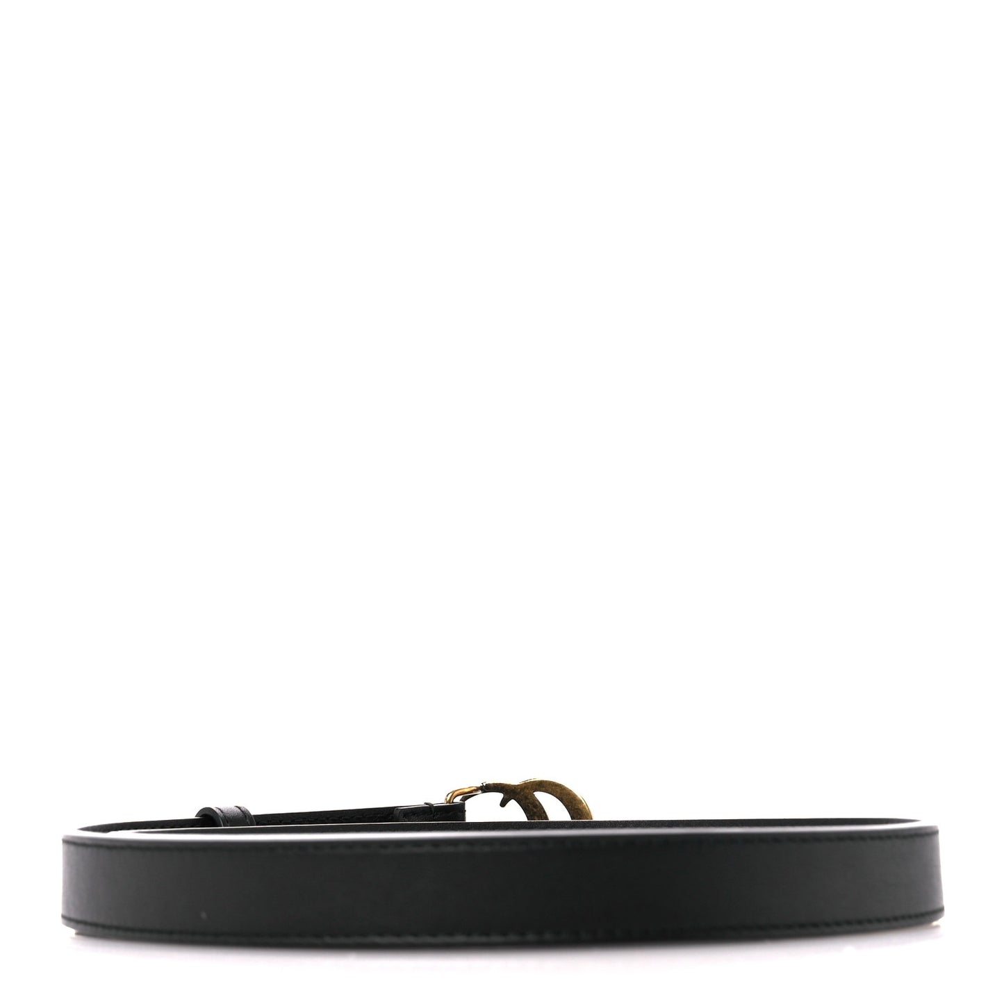 Calfskin Double G 20mm Belt 75 30 Black