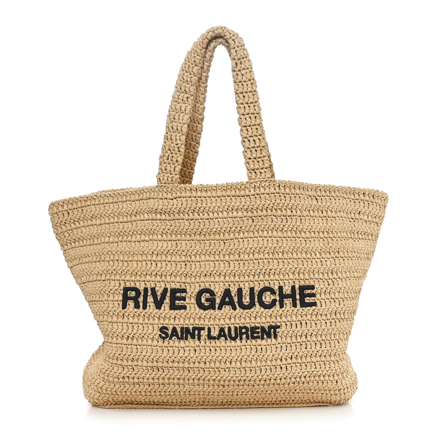 Raffia Rive Gauche Tote Natural