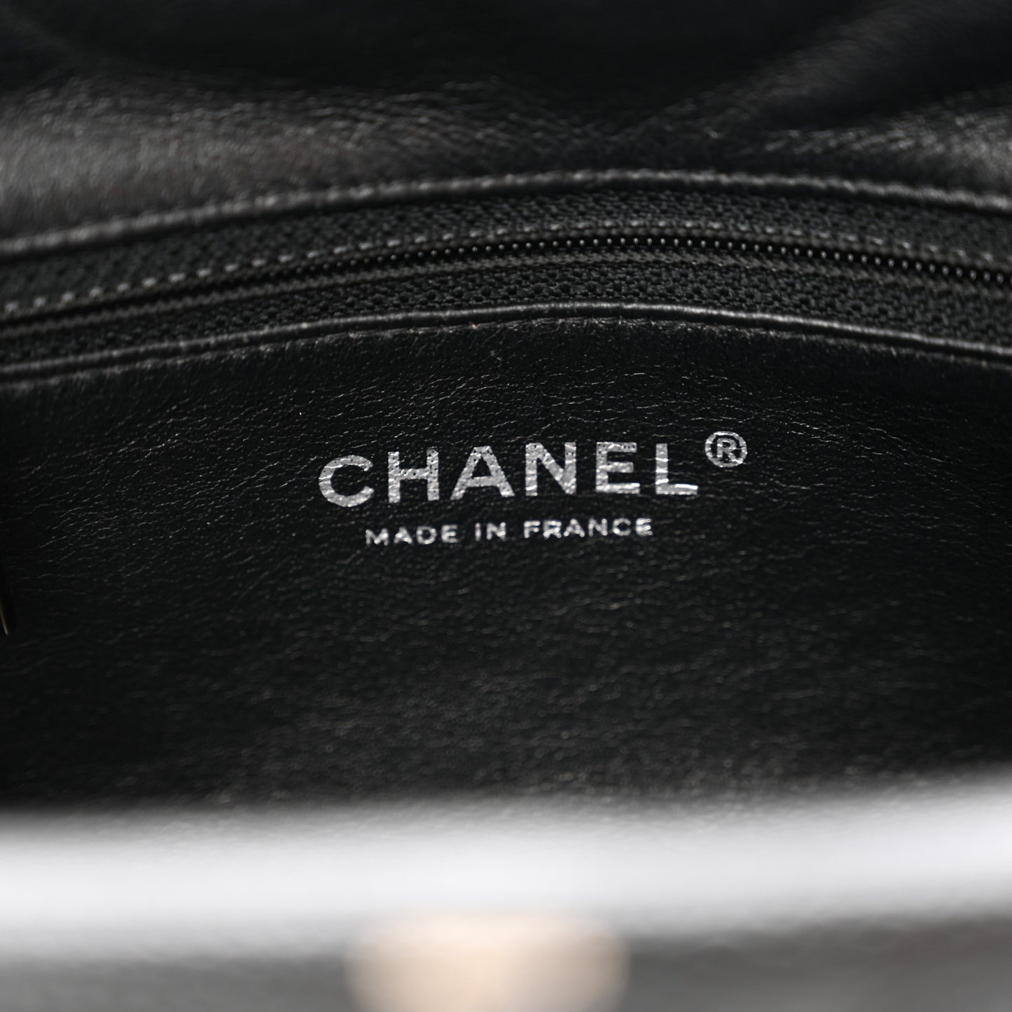 Caviar Quilted Timeless Clutch Black