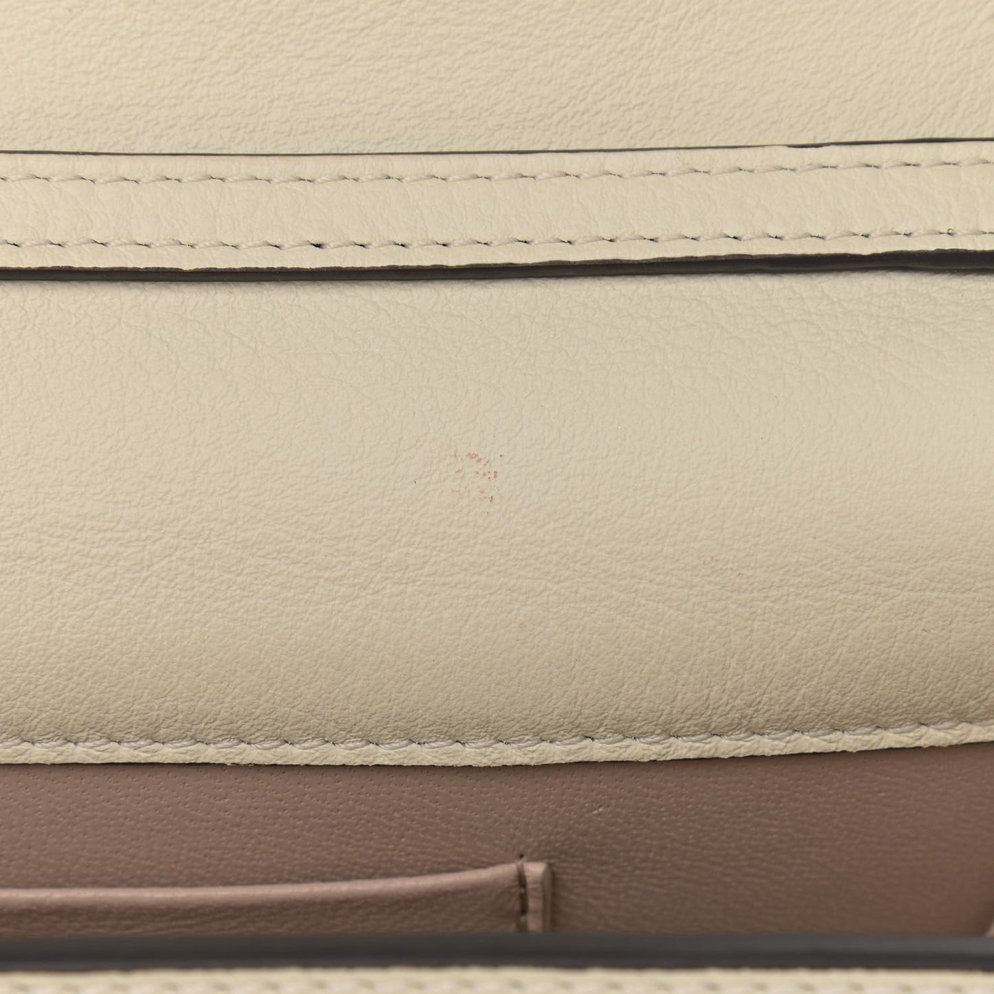 Calfskin Small Nile Bracelet Minaudiere Bag Off White