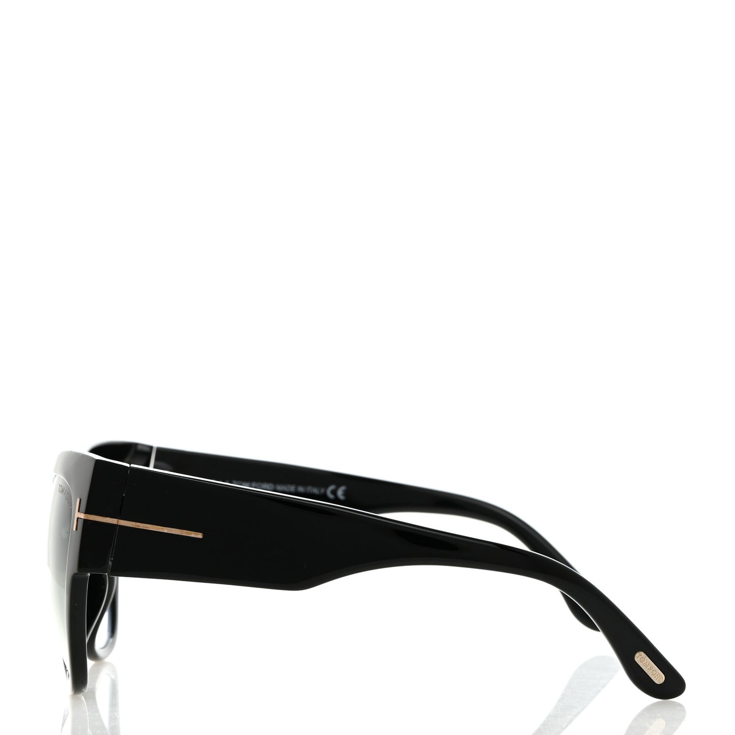 Acetate Anoushka Cat Eye Sunglasses TF371 Black