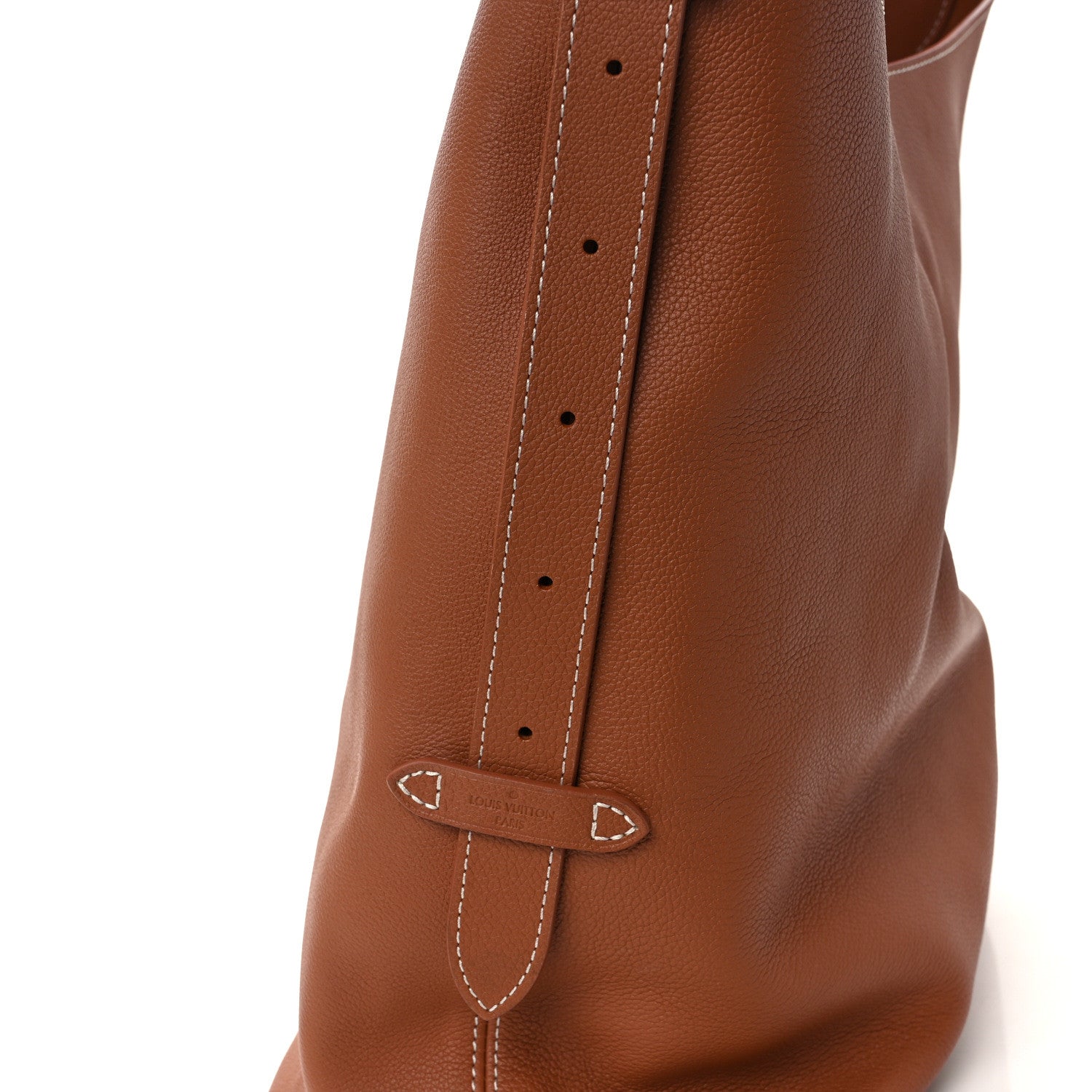 Louis Vuitton Grained Calfskin Low Key Hobo MM Cognac 16 of 16