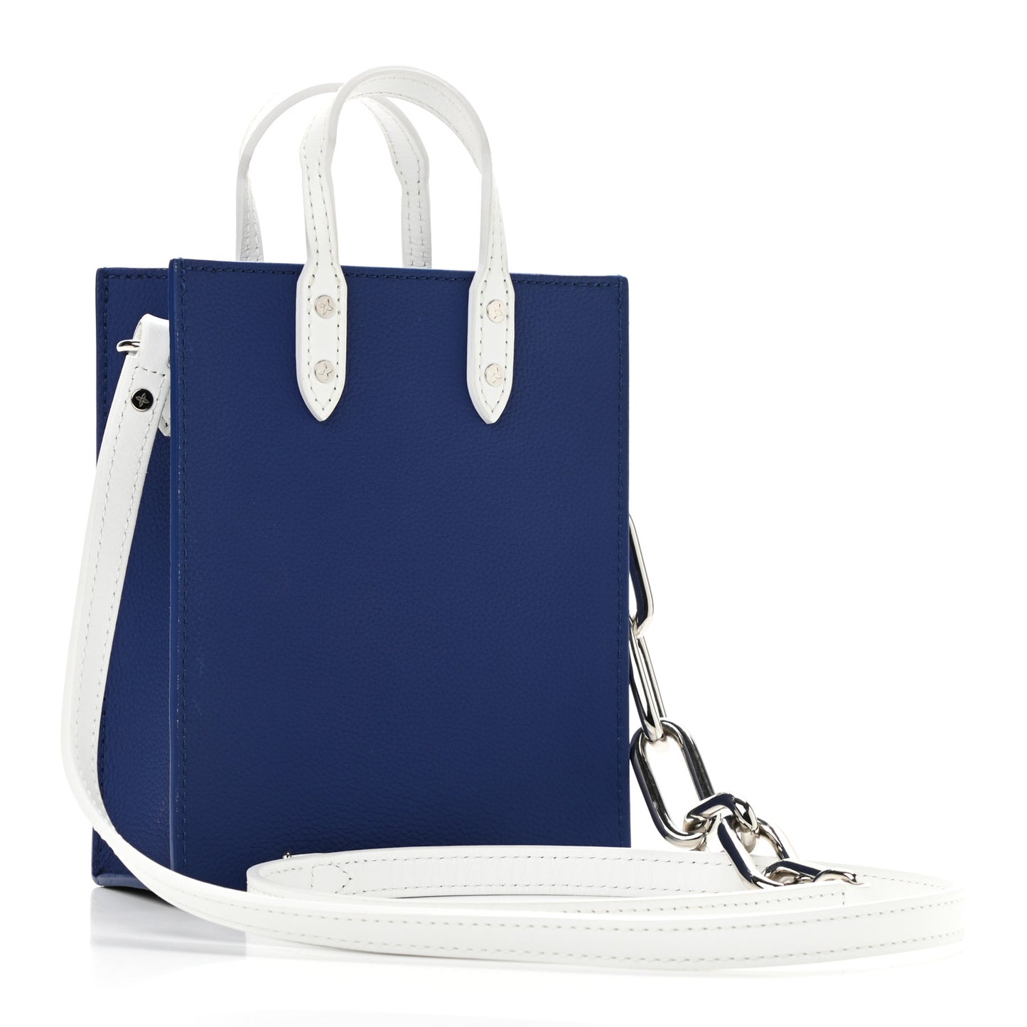 Calfskin Everyday LV Sac Plat XS Blue