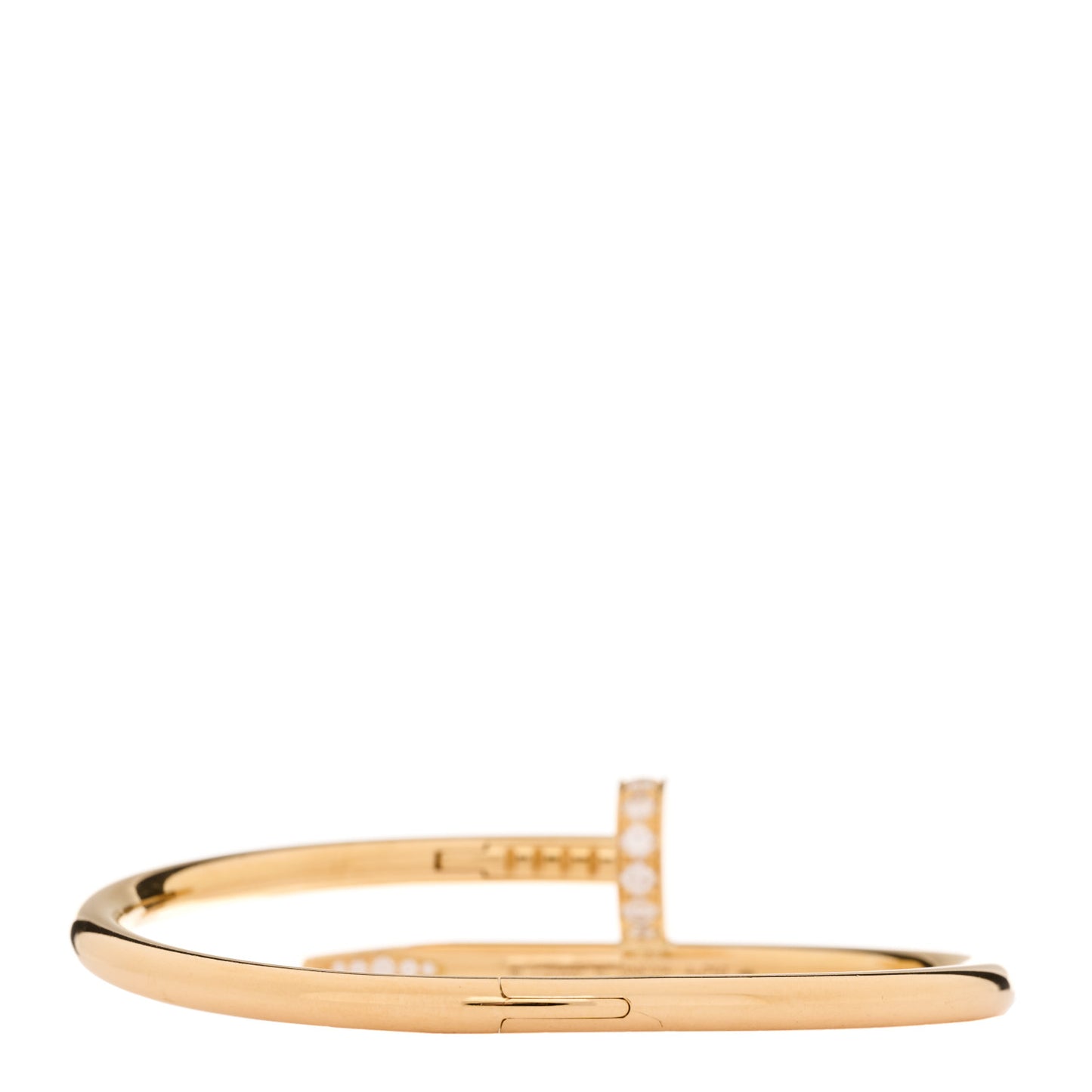 18K Yellow Gold Diamond Juste Un Clou Bracelet 15