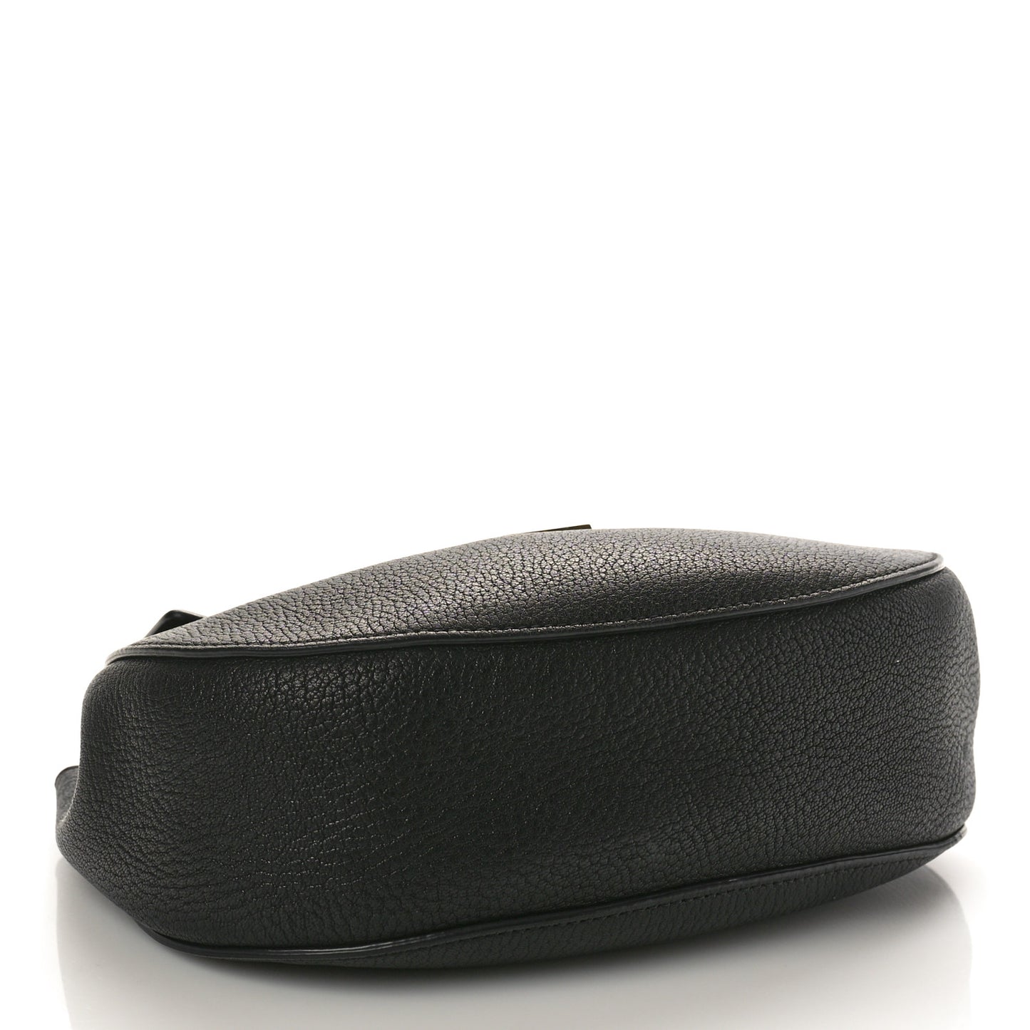 Grained Lambskin Drew Shoulder Bag Black