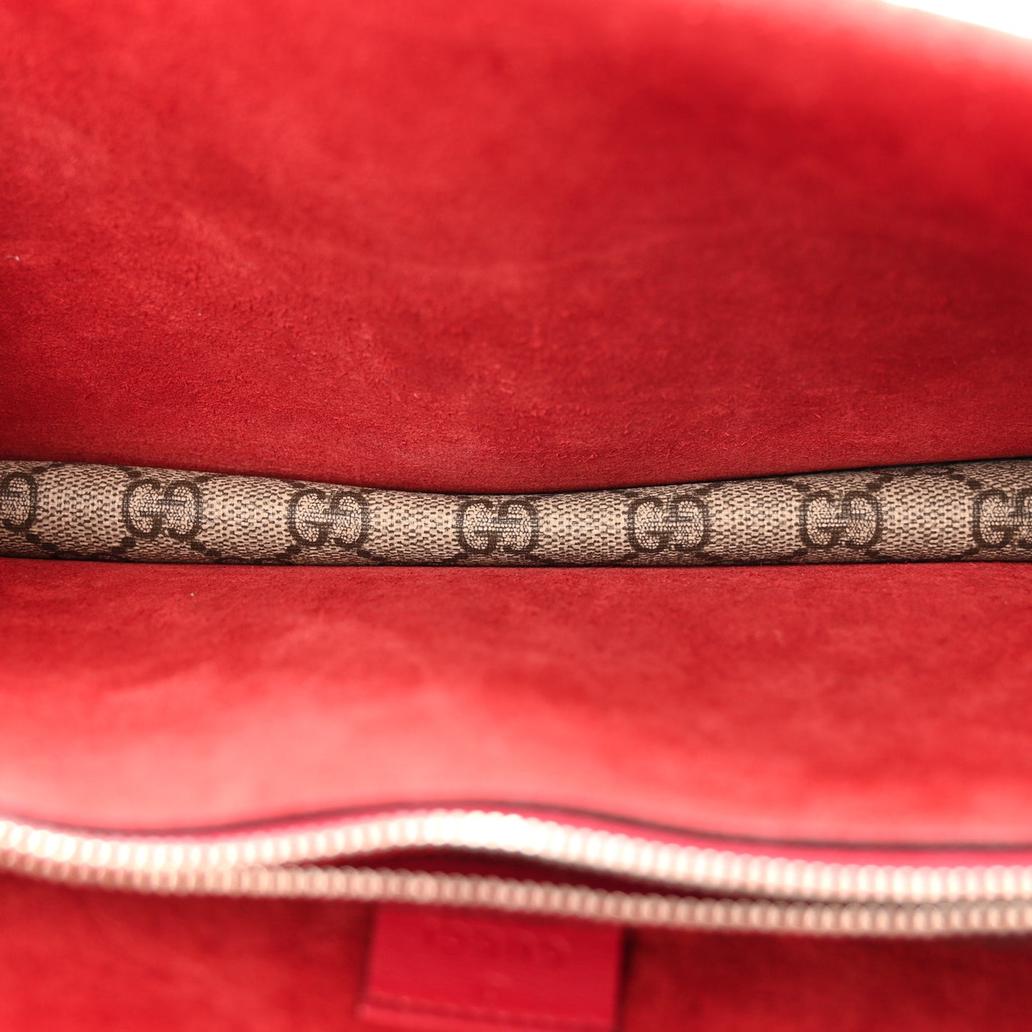 GG Supreme Monogram Small Dionysus Shoulder Bag Red