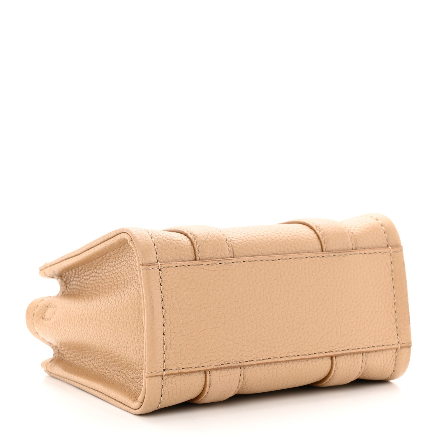 Marc Jacobs Grained Calfskin Mini The Tote Bag Camel 4 of 10