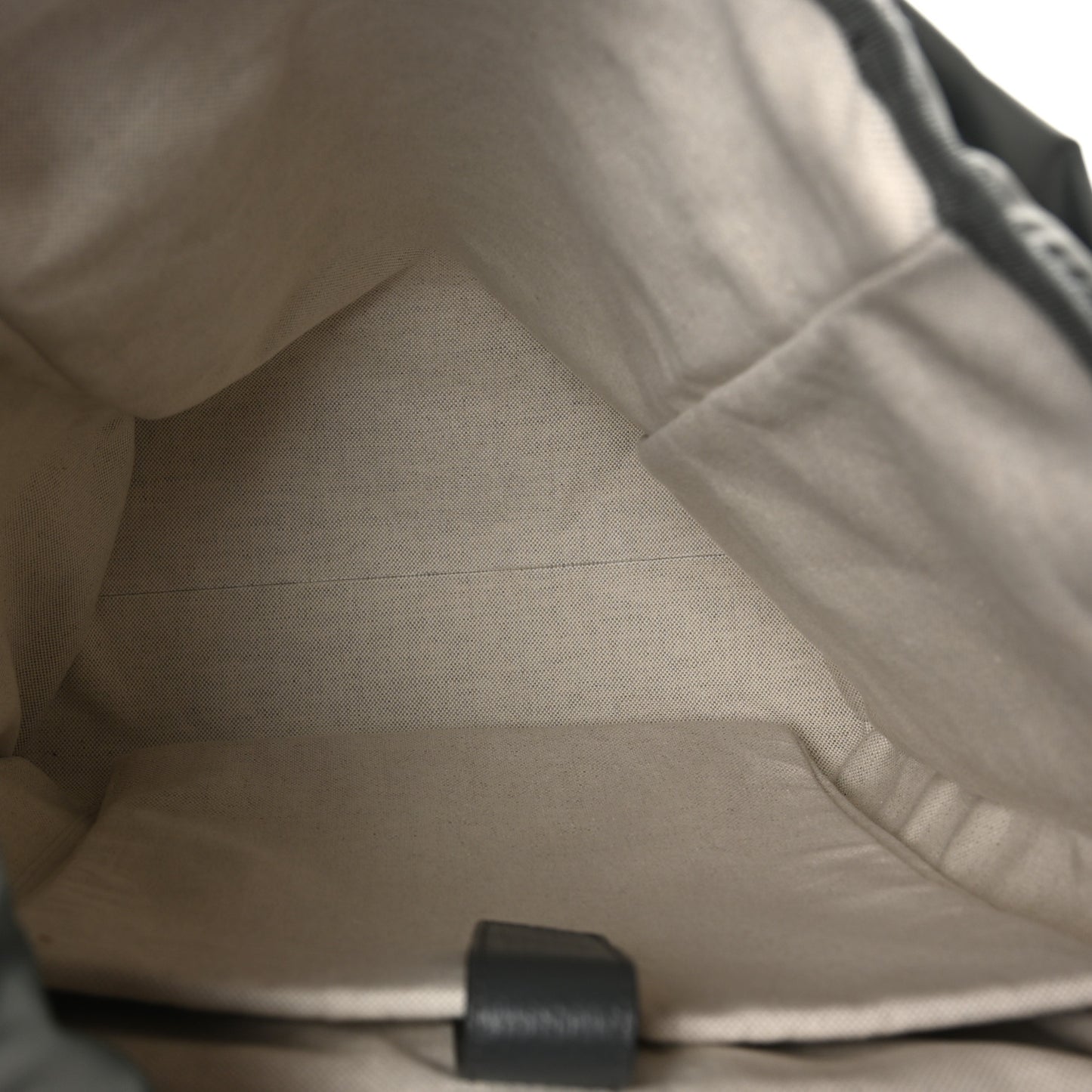 GG Supreme Monogram Textured Dollar Calfskin Medium Ophidia Double Buckle Backpack Grey Black Graphite Grey