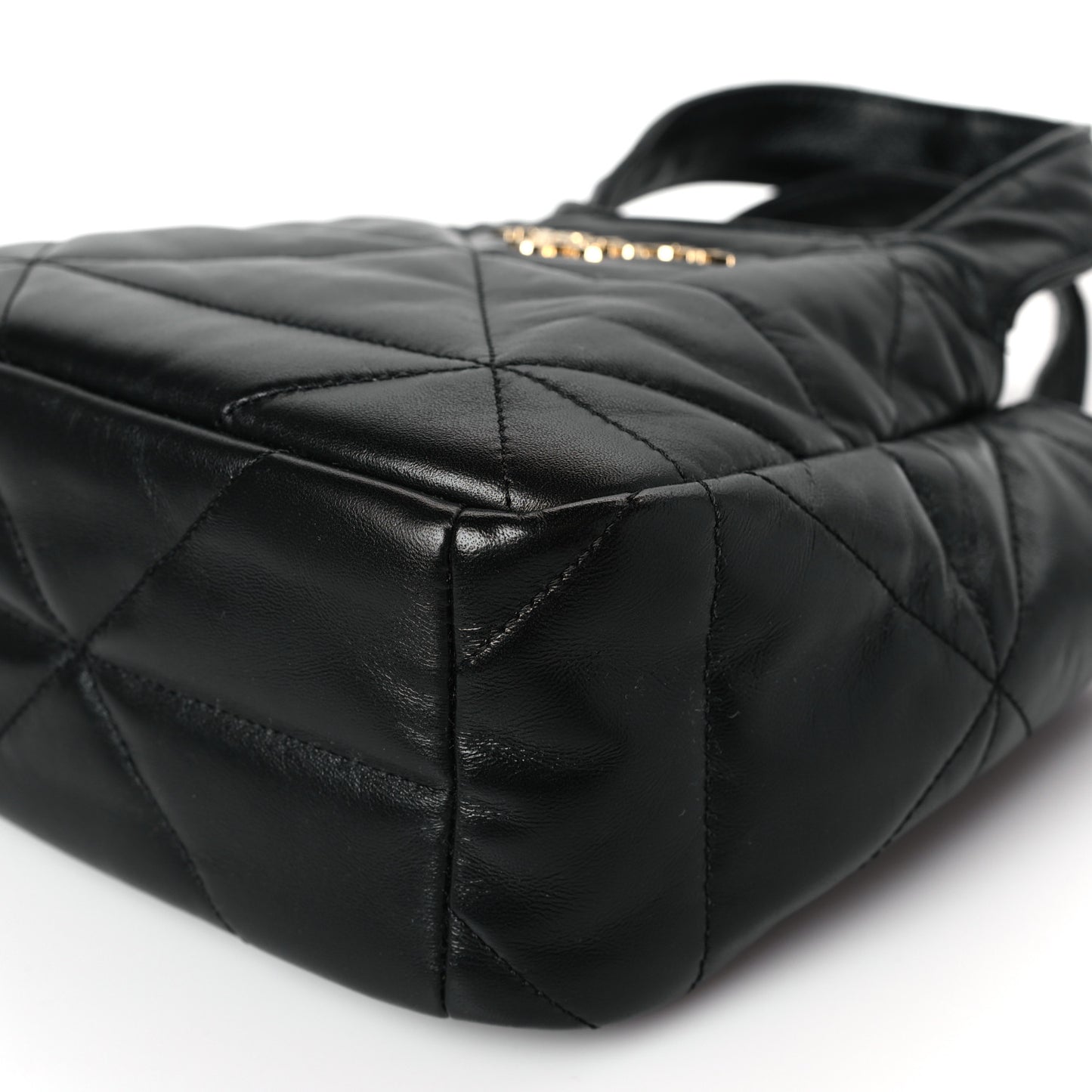 Nappa Quilted Dynamique Tote Black