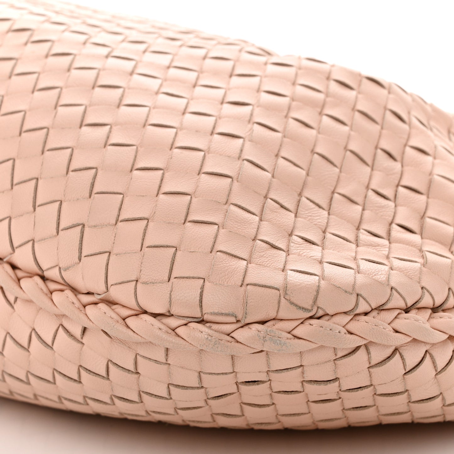 Nappa Intrecciato Veneta Hobo Flamingo