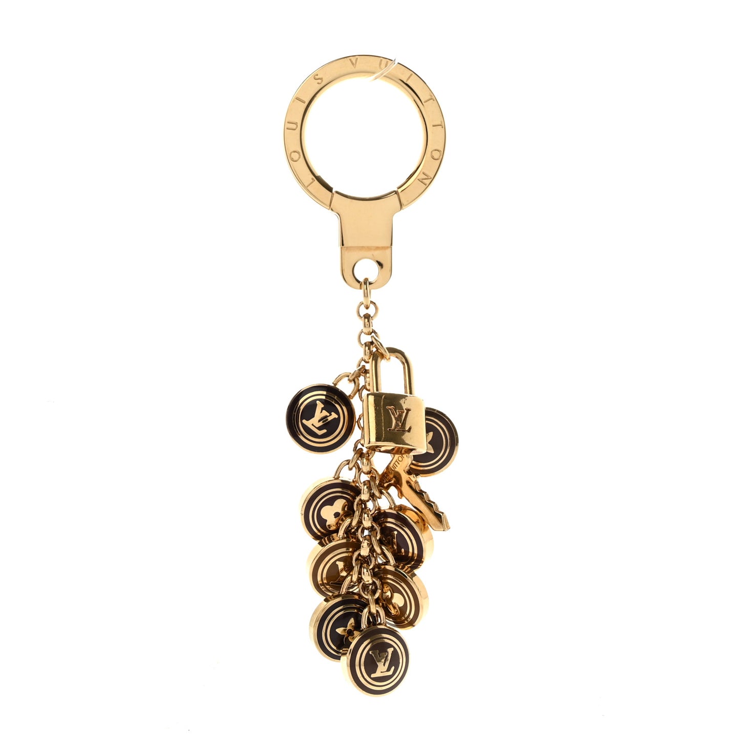 Pastilles Key Ring Holder Brown