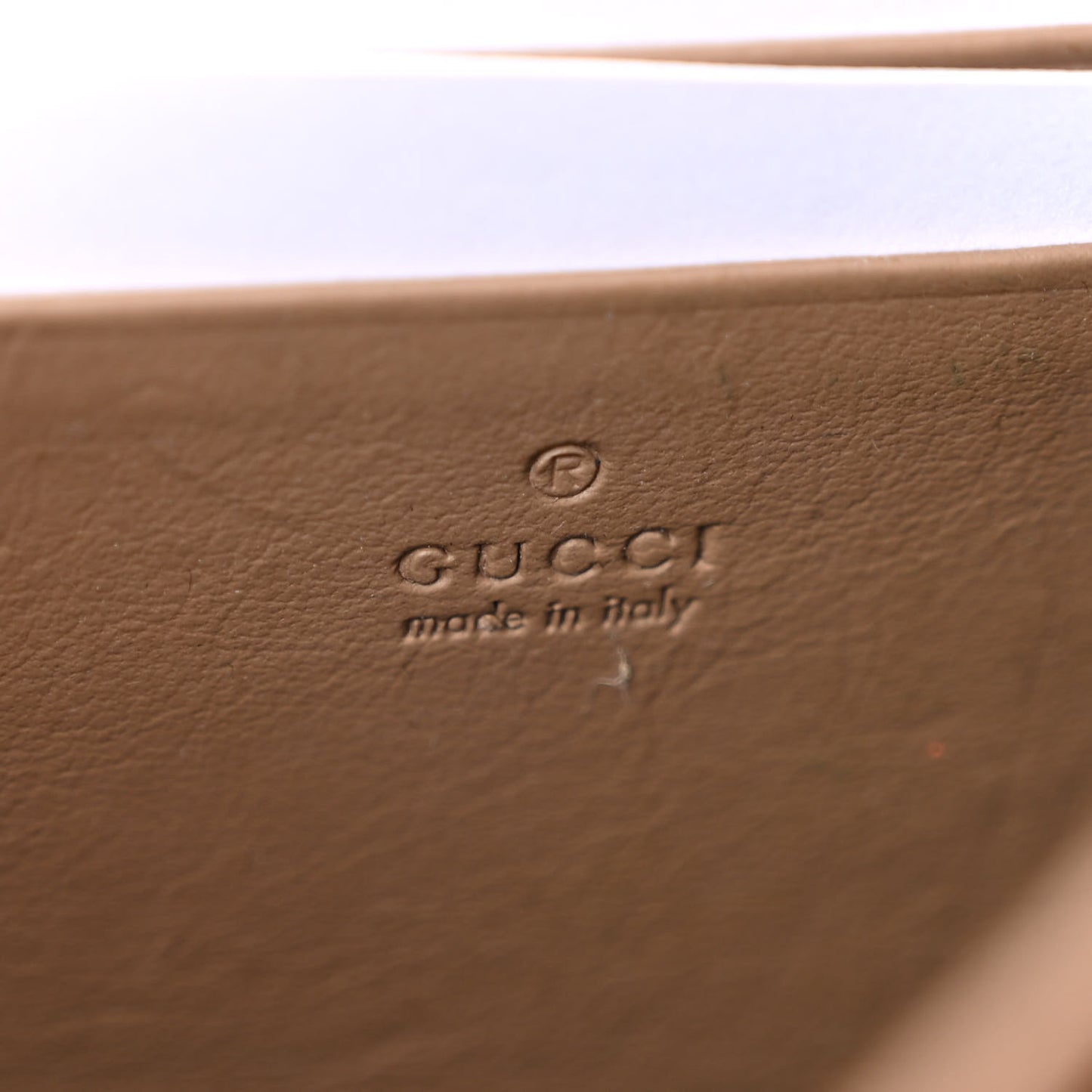 GG Supreme Monogram Mini Dionysus Chain Wallet Beige Taupe