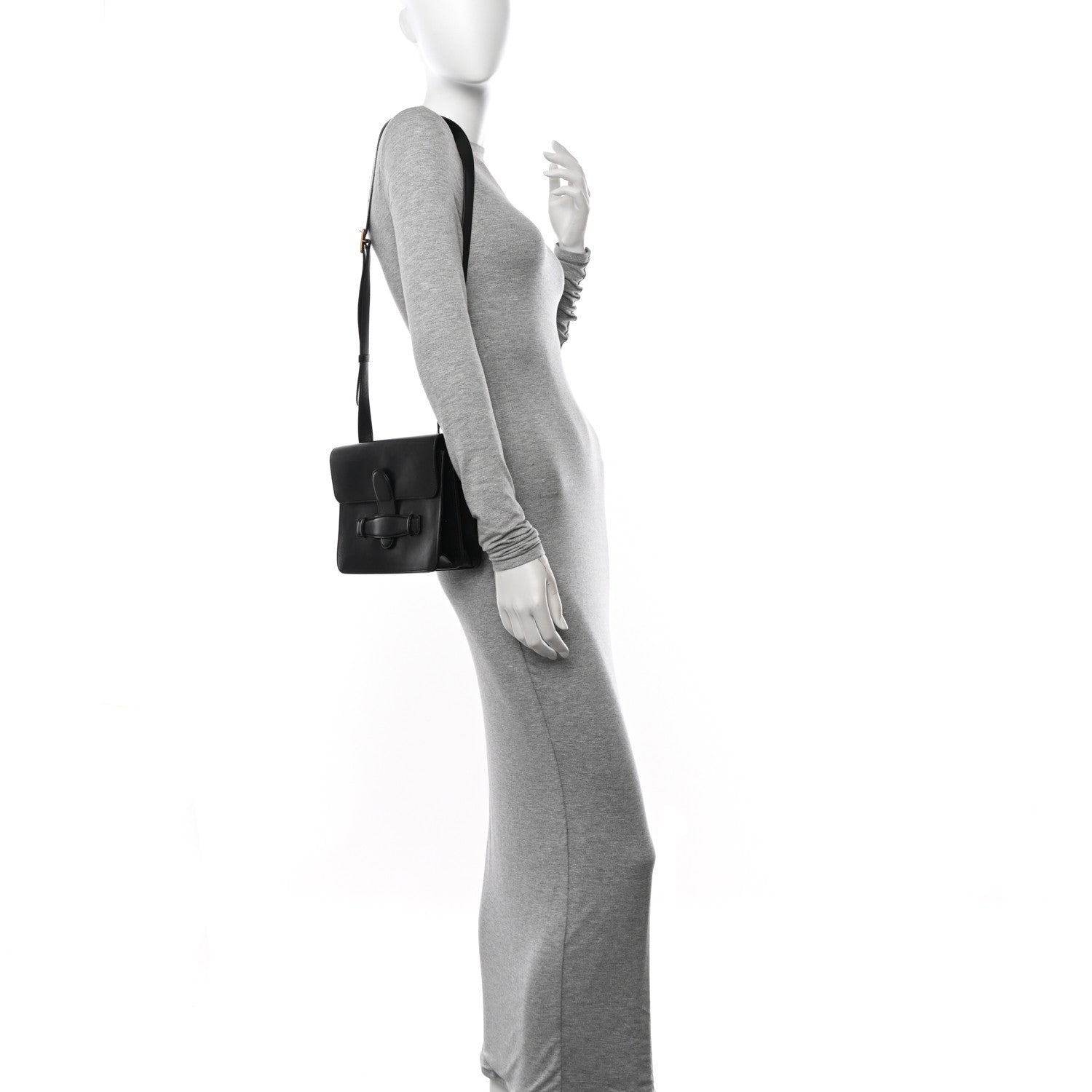 Celine Natural Calfskin Medium Symmetrical Bag Black 2 of 13