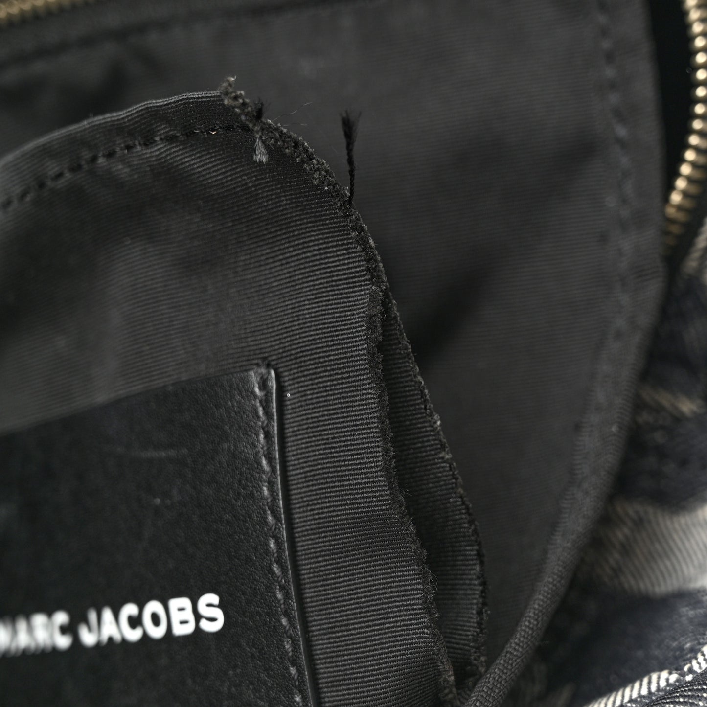 Denim Jacquard Medium The Monogram Tote Bag Denim Blue