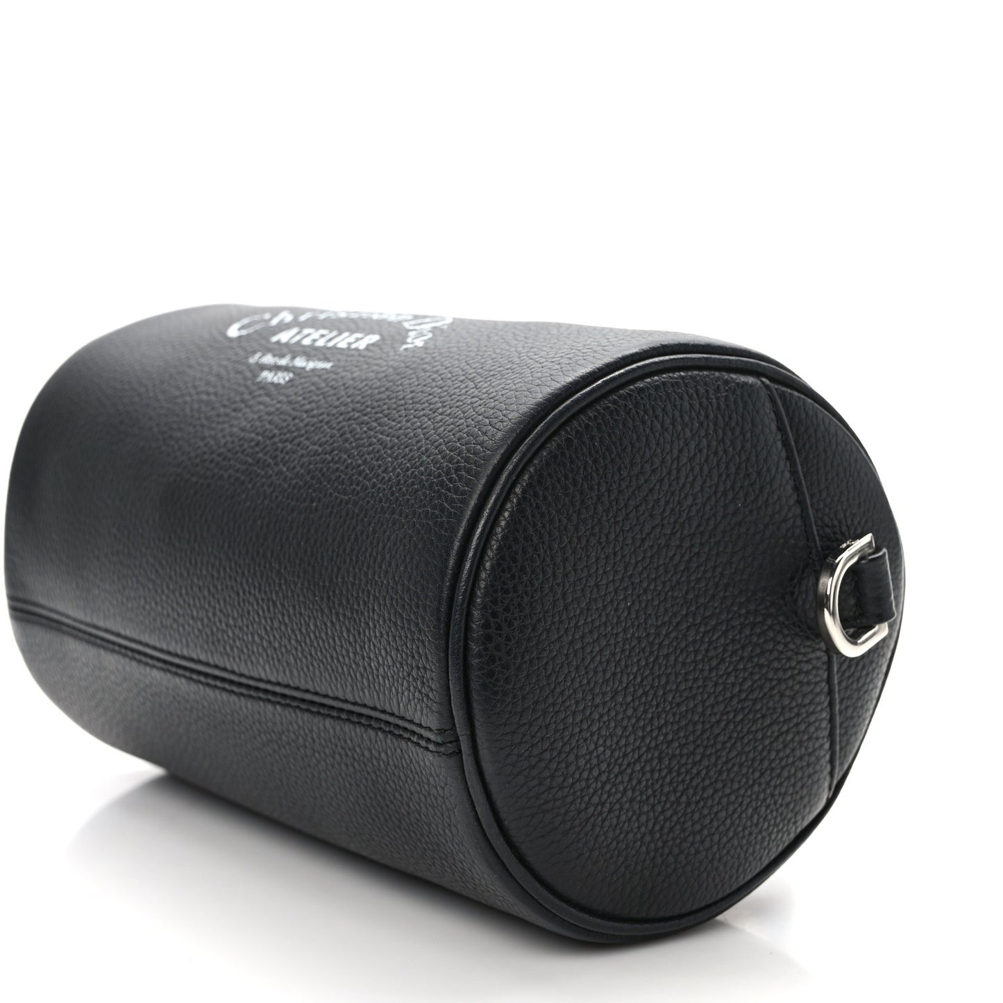 CHRISTIAN DIOR HOMME Grained Calfskin Mens Roller Pouch Black