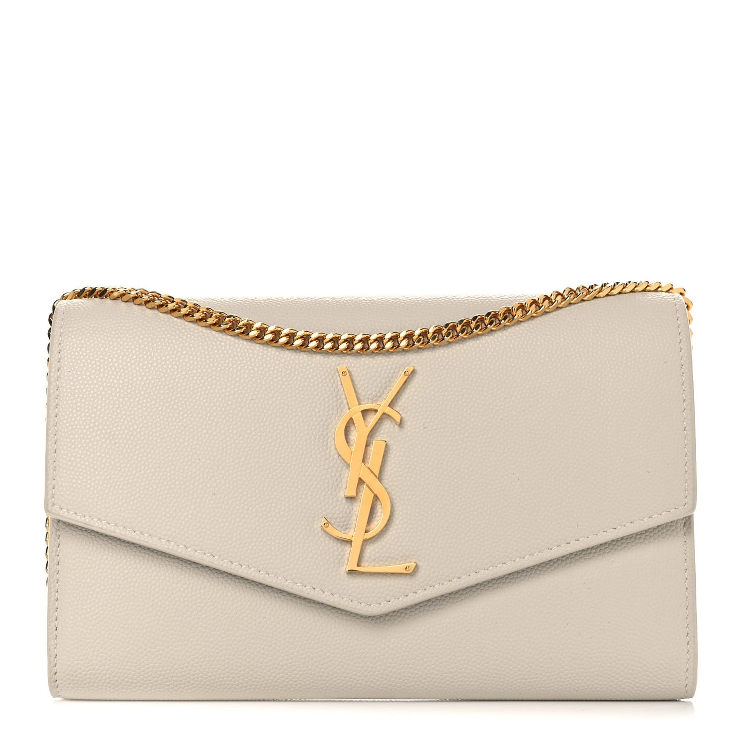 Grain De Poudre Monogram Uptown Chain Wallet Crema Soft